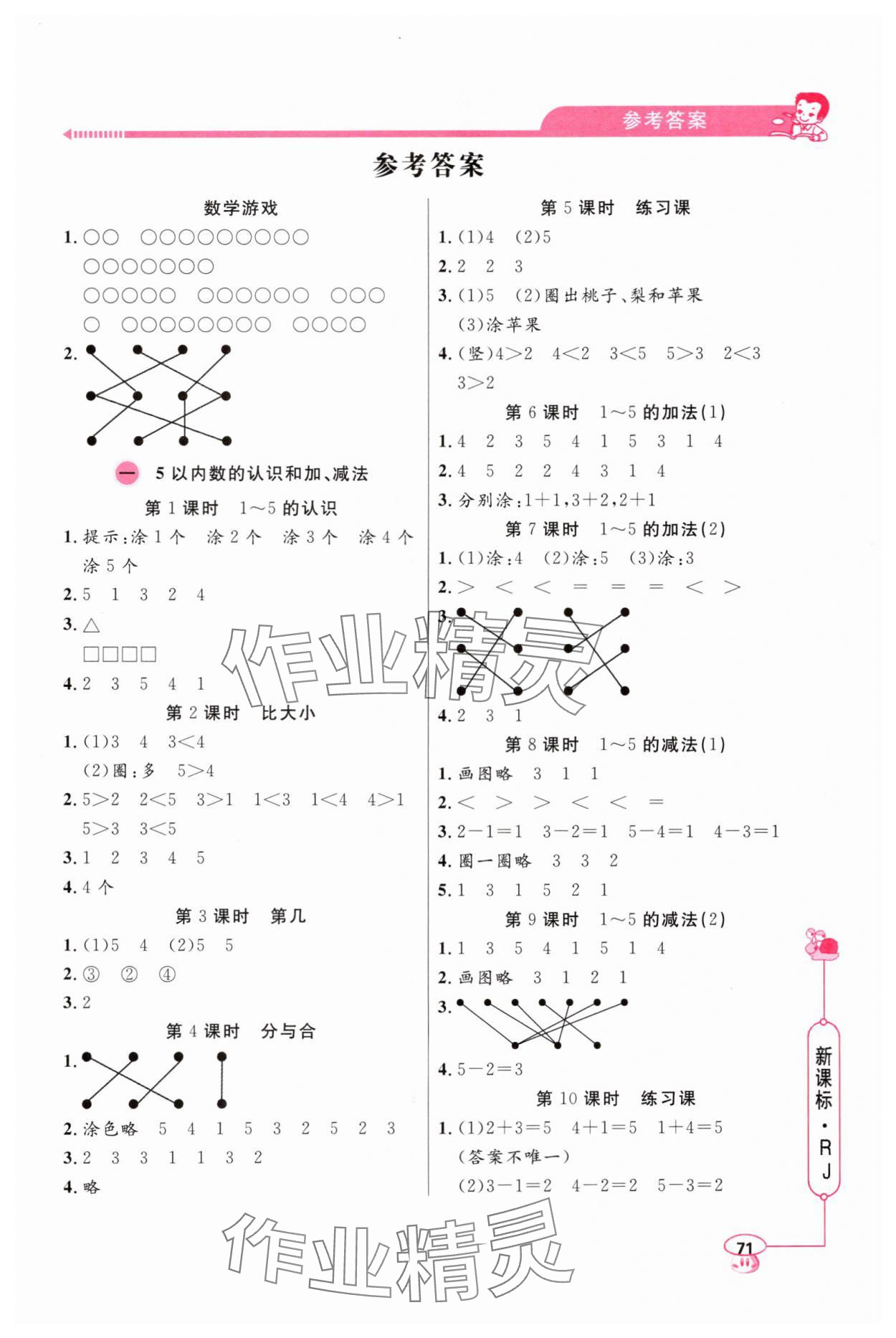 2024年應(yīng)用題天天練一年級(jí)上冊(cè)人教版山東畫(huà)報(bào)出版社 第1頁(yè)