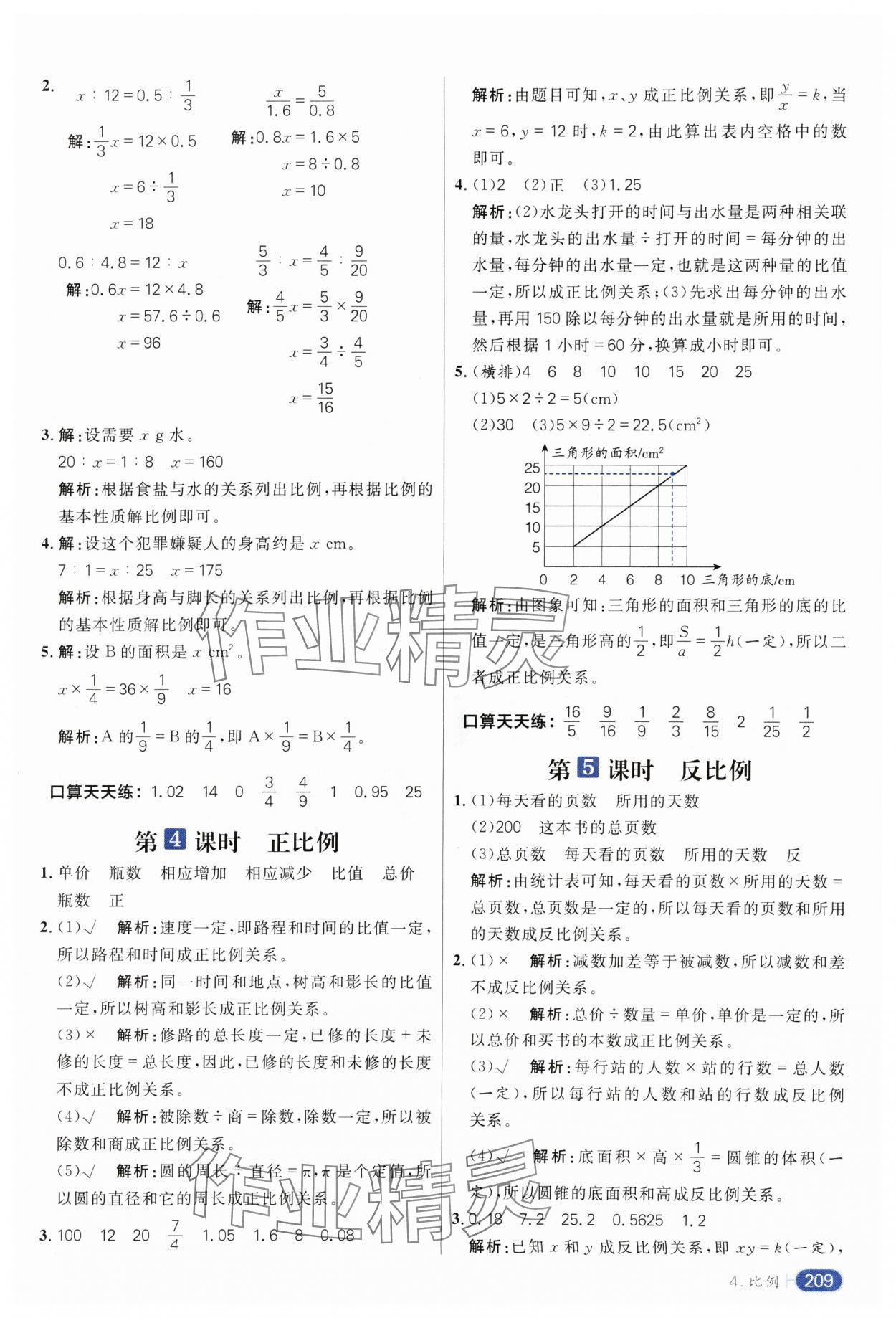 2025年核心素養(yǎng)天天練六年級(jí)數(shù)學(xué)下冊(cè)人教版 第15頁(yè)