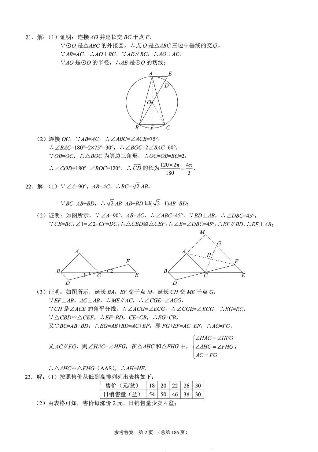 2024年中考超级模拟中考211数学临沂专版 第2页