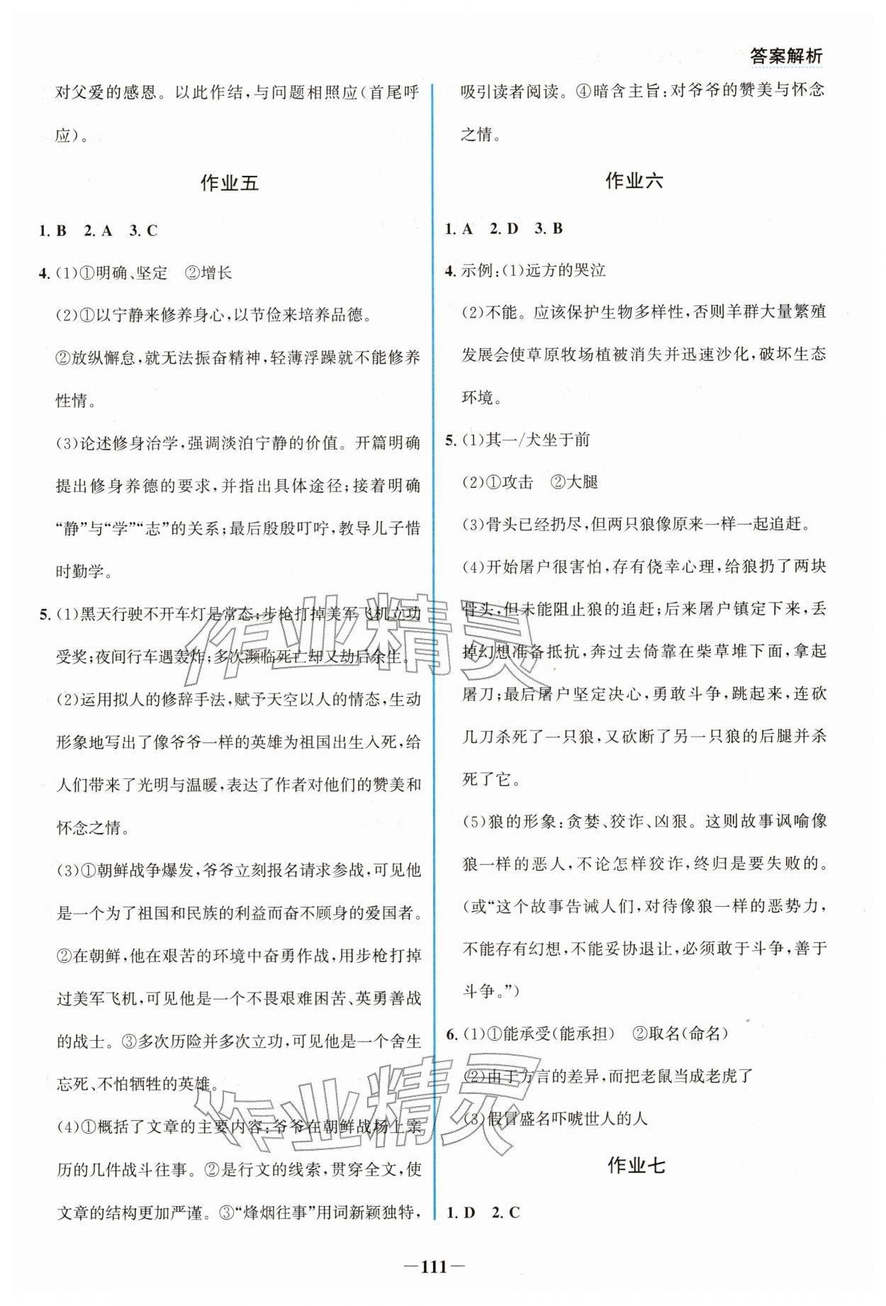 2026年南方新视野寒假作业七年级综合&nbsp;第3页