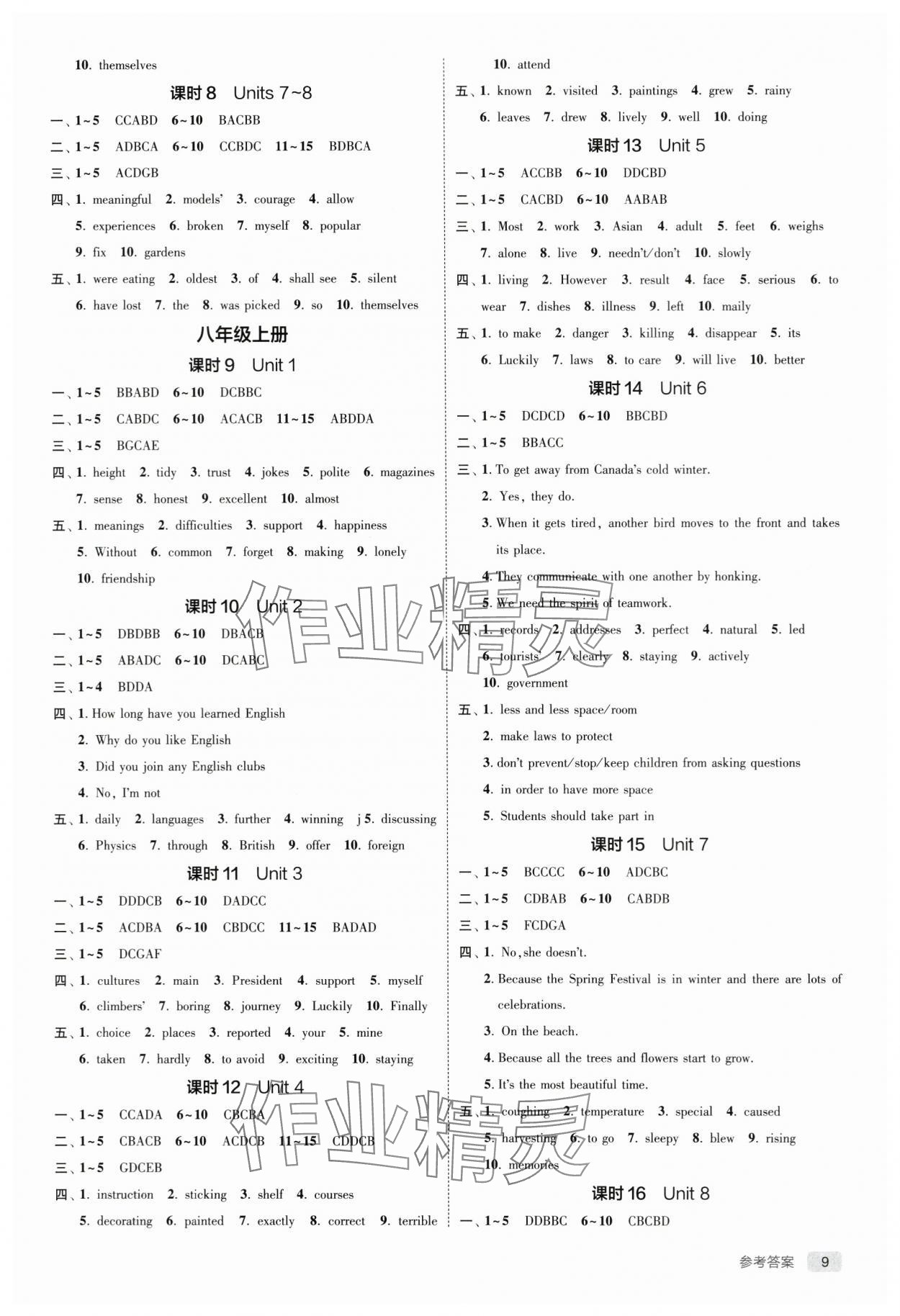 2024年实验班中考总复习英语译林版江苏专版 第9页