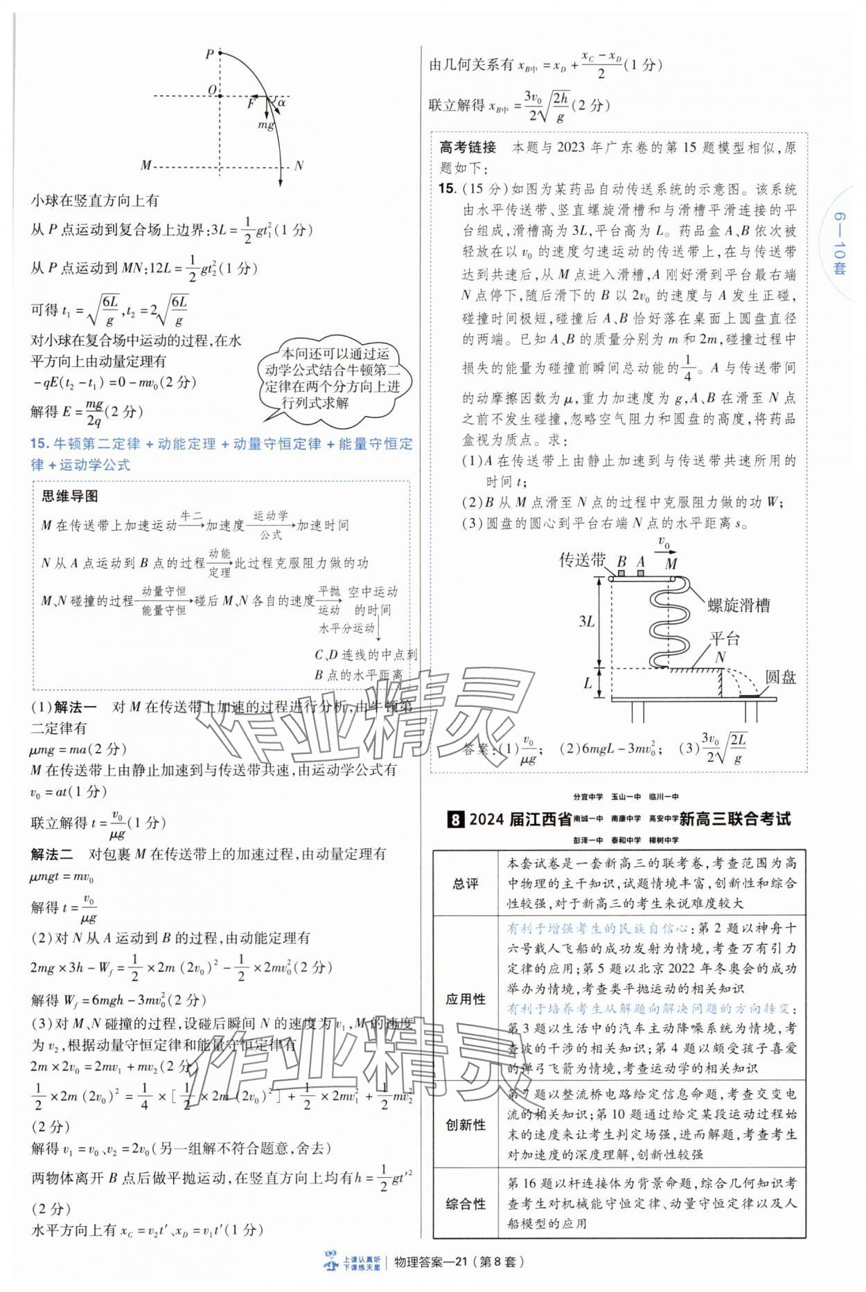 2025年高考冲刺优秀模拟试卷汇编45套物理&nbsp;第21页