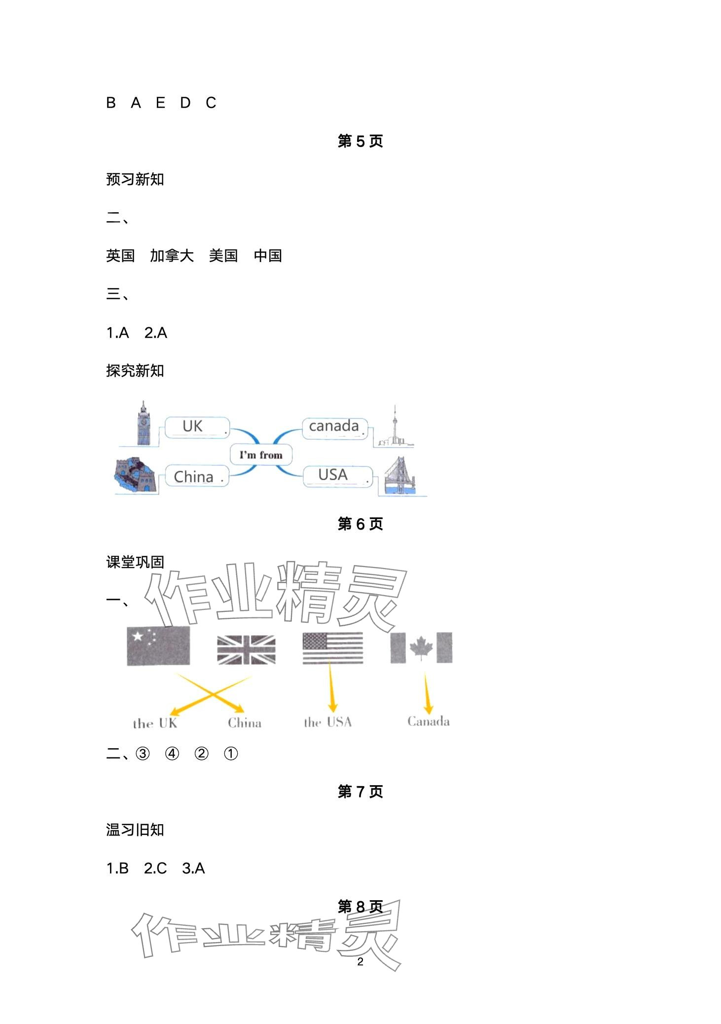 2024年金太陽導(dǎo)學(xué)案三年級英語下冊人教版 第2頁