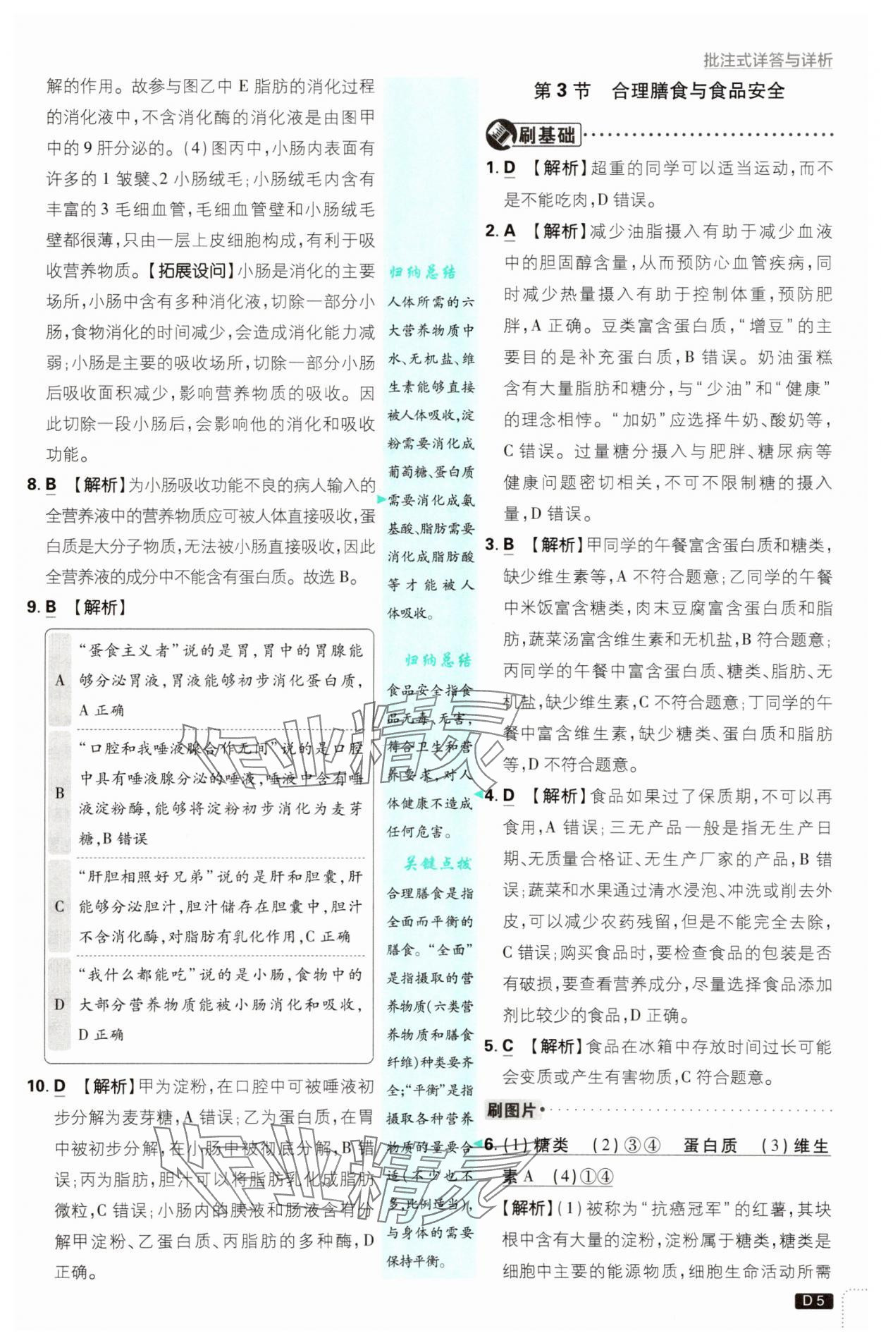 2025年初中必刷题八年级生物上册苏教版&nbsp;第5页