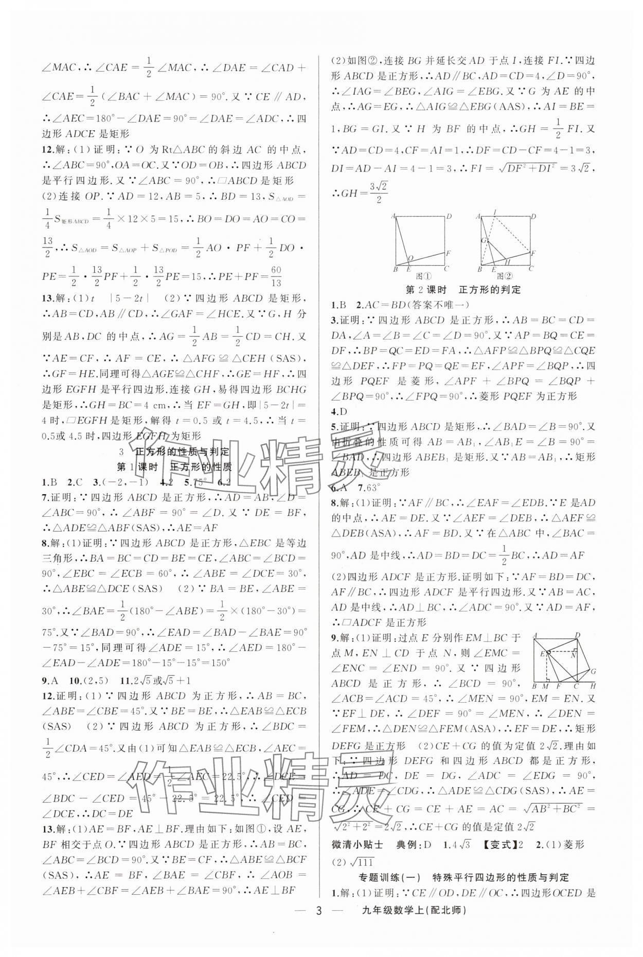2025年四清導(dǎo)航九年級數(shù)學(xué)上冊北師大版 第3頁