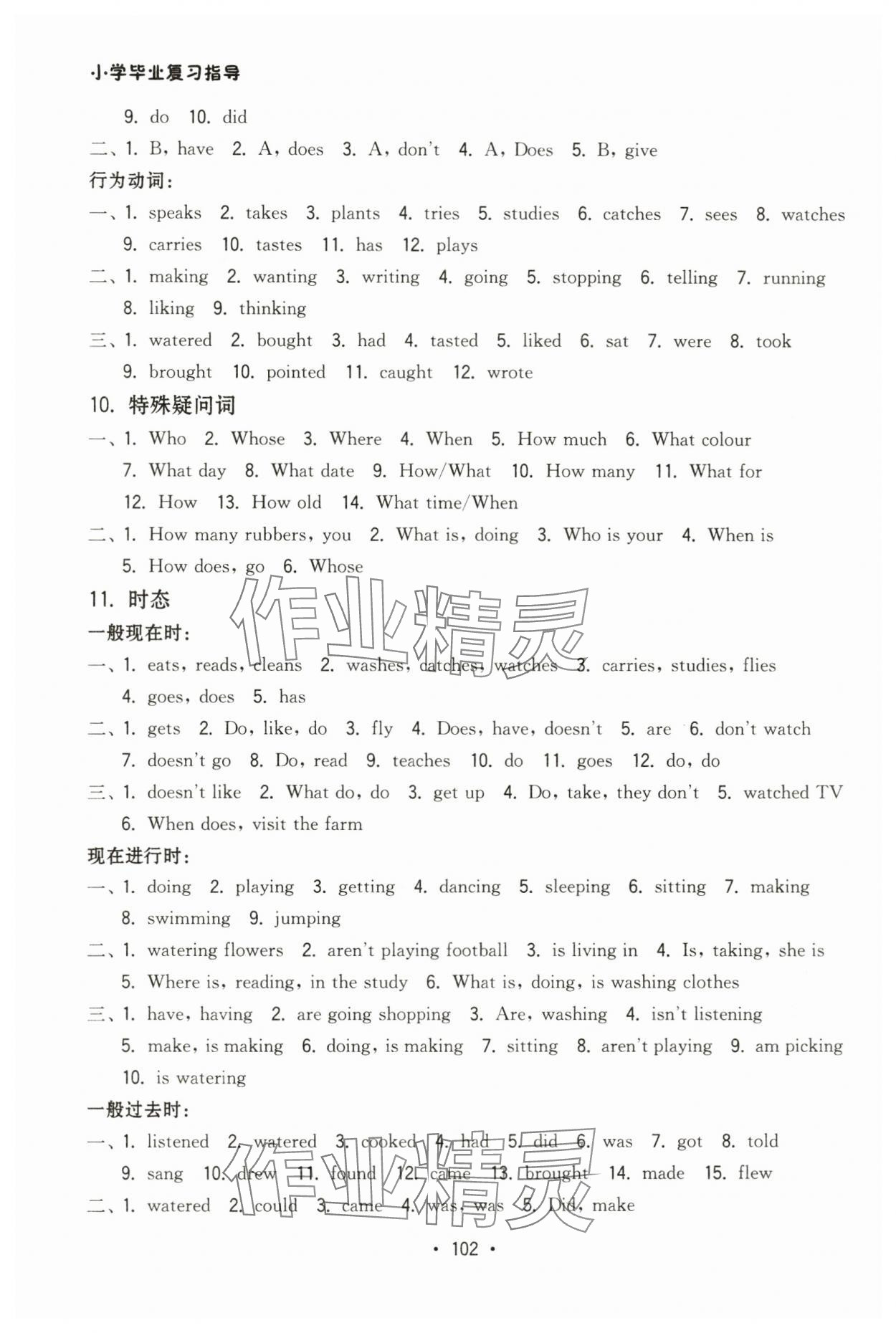 2024年小學畢業復習指導六年級英語 第4頁