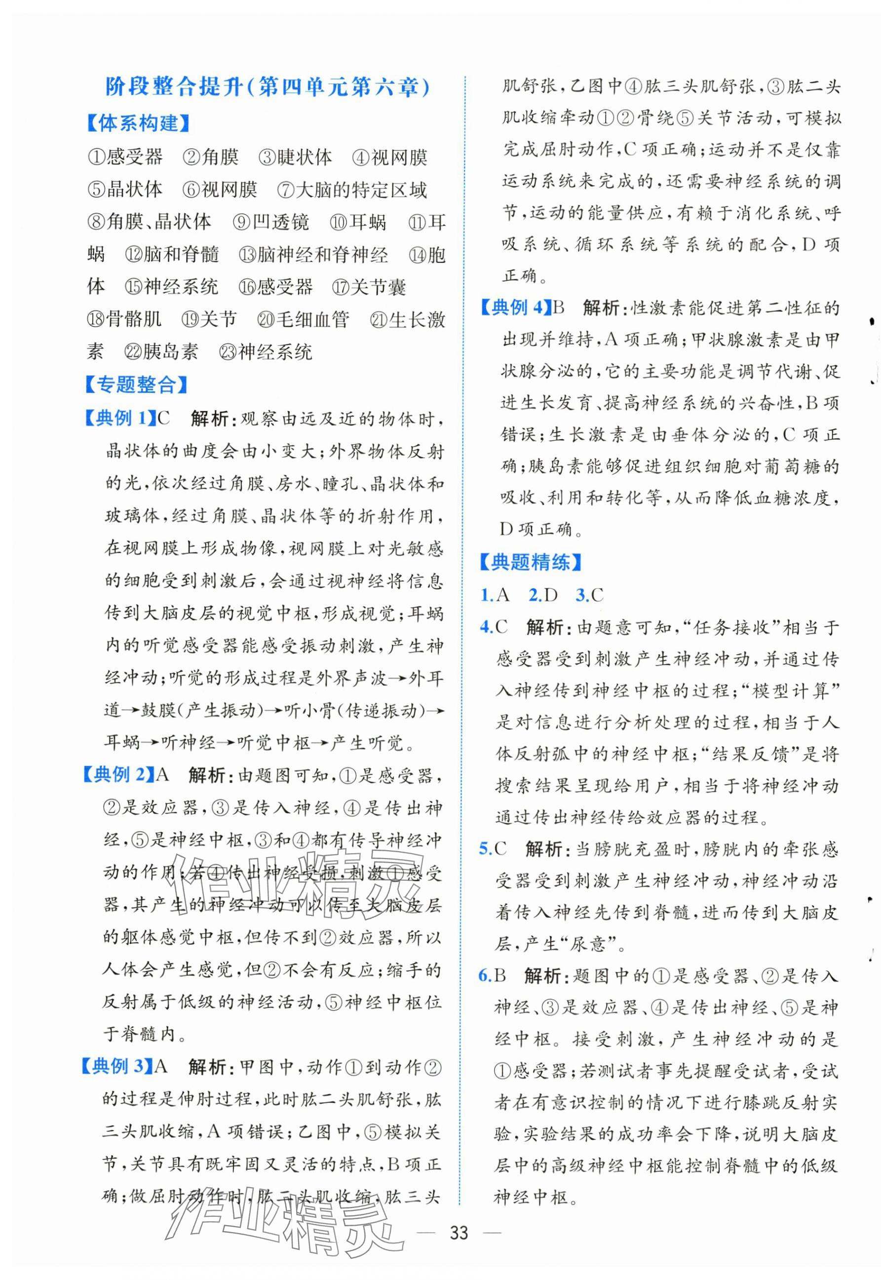 2025年课时练人民教育出版社八年级生物上册人教版 第9页