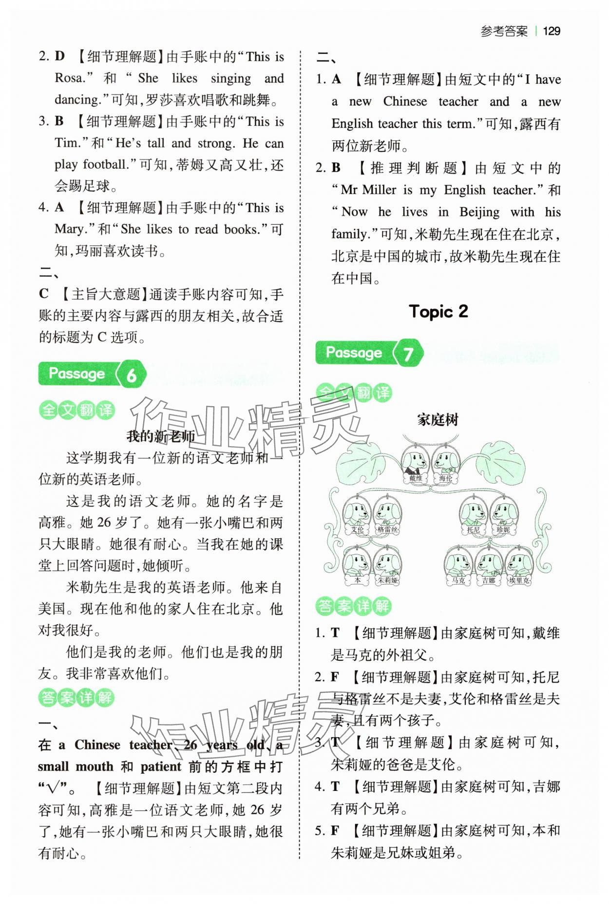 2024年一本閱讀訓練100篇三年級英語人教版 第3頁