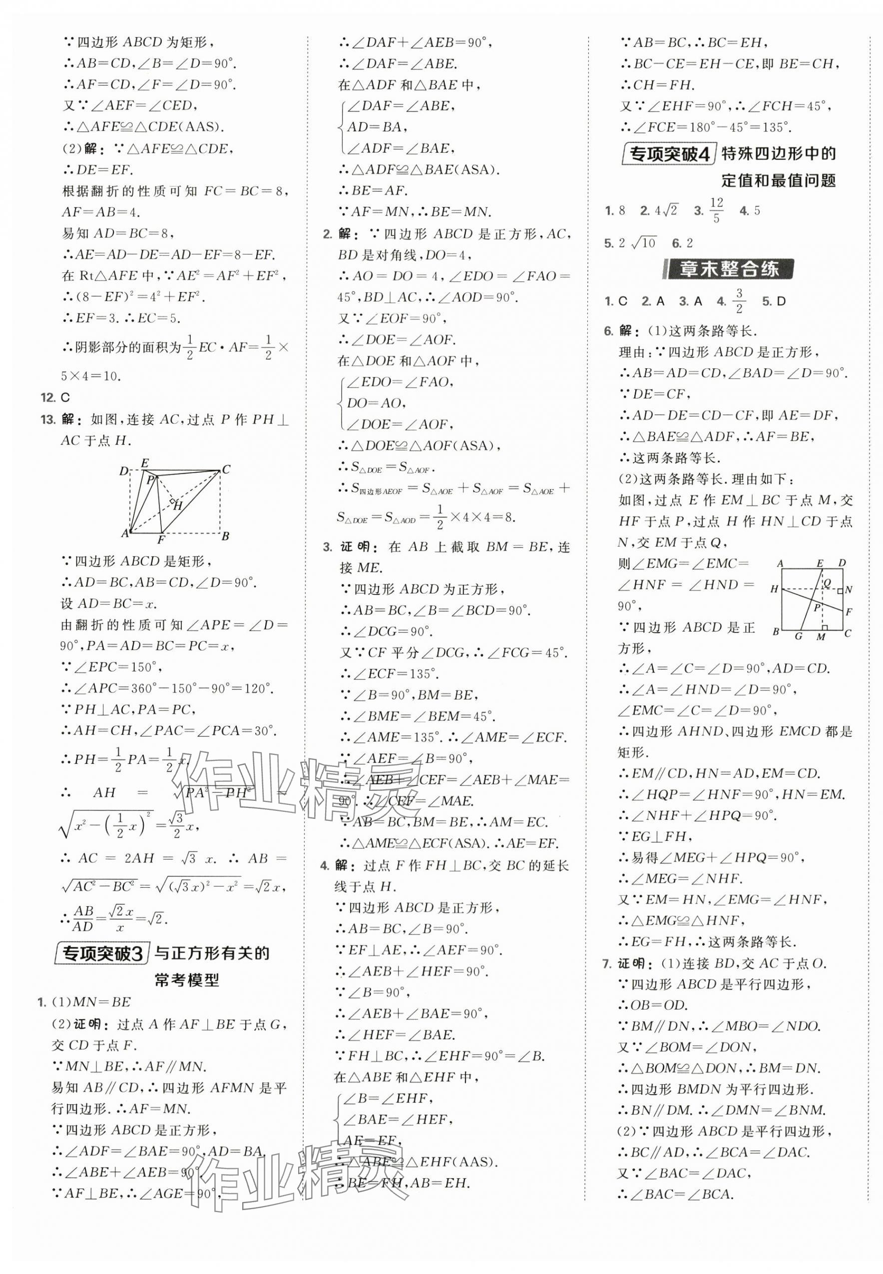 2025年点拨训练九年级数学上册北师大版 第5页
