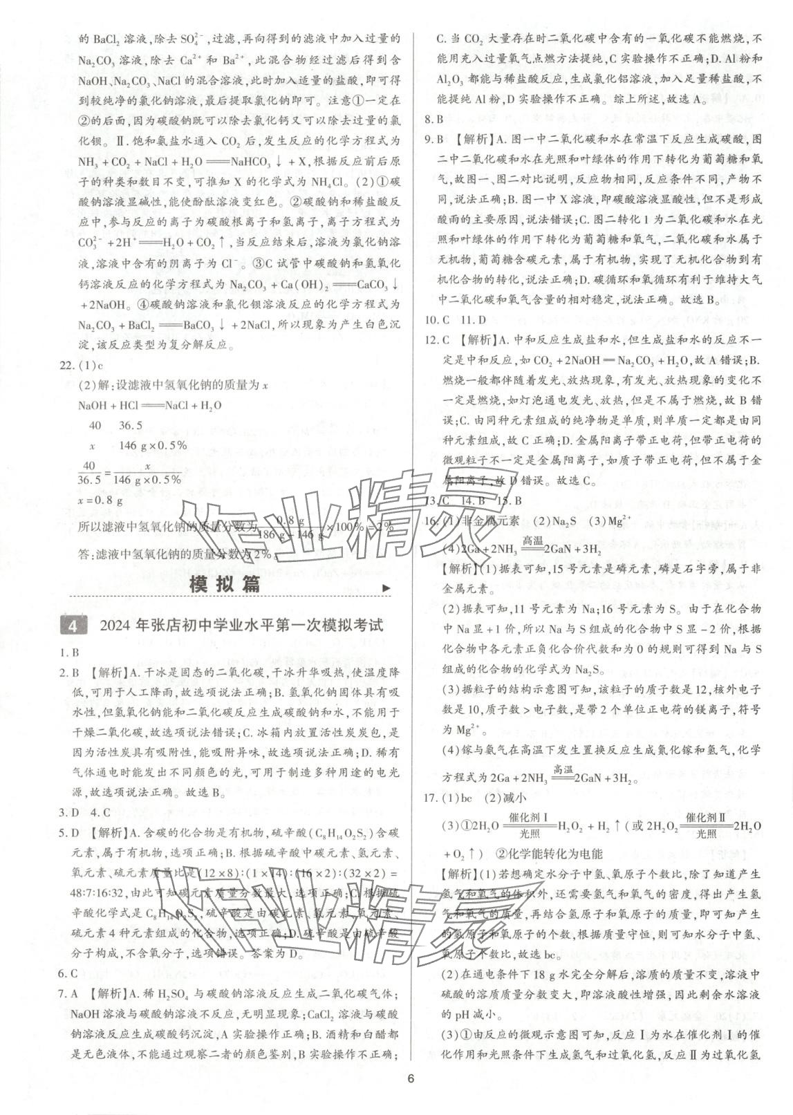 2025年中考考前必刷模擬卷化學(xué) 第6頁(yè)