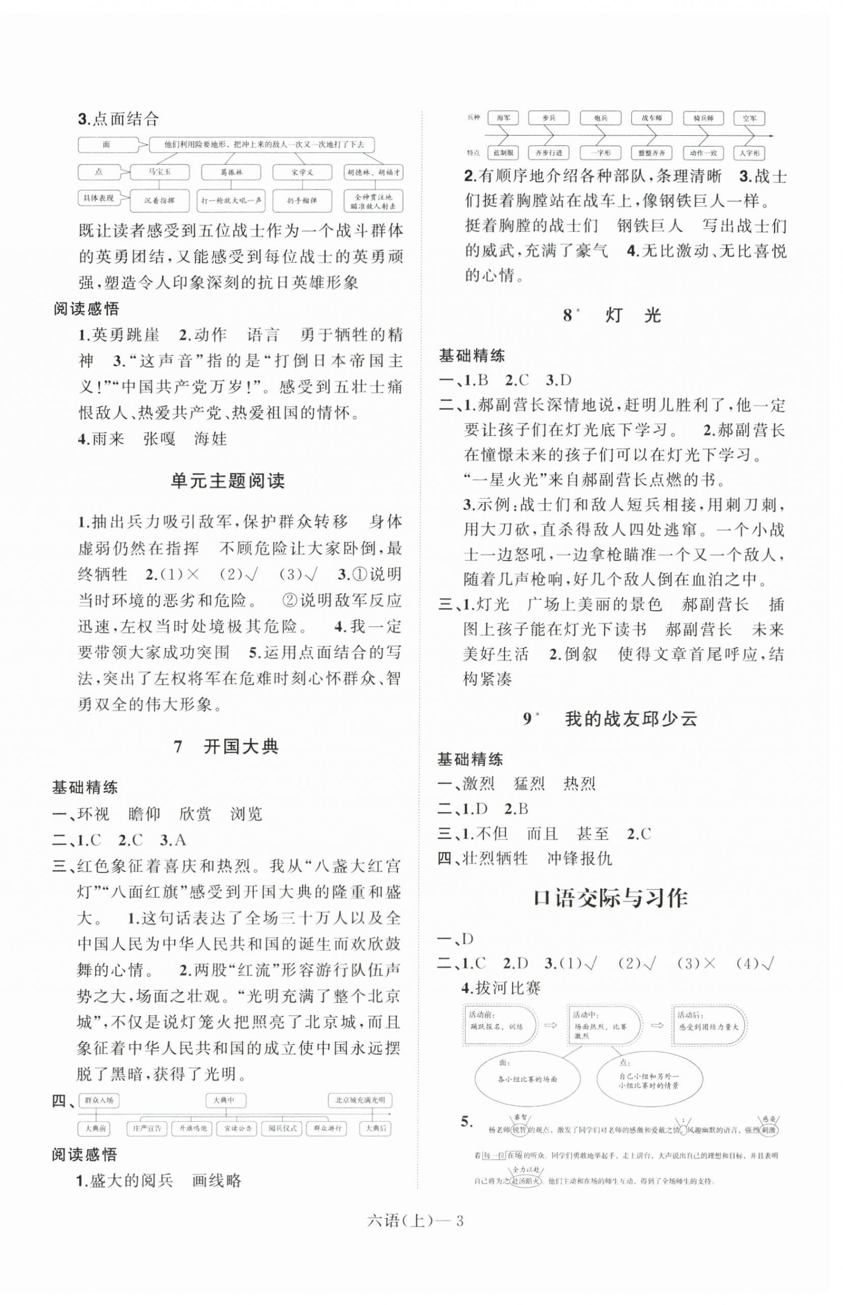 2023年小学学习好帮手六年级语文上册人教版 第3页