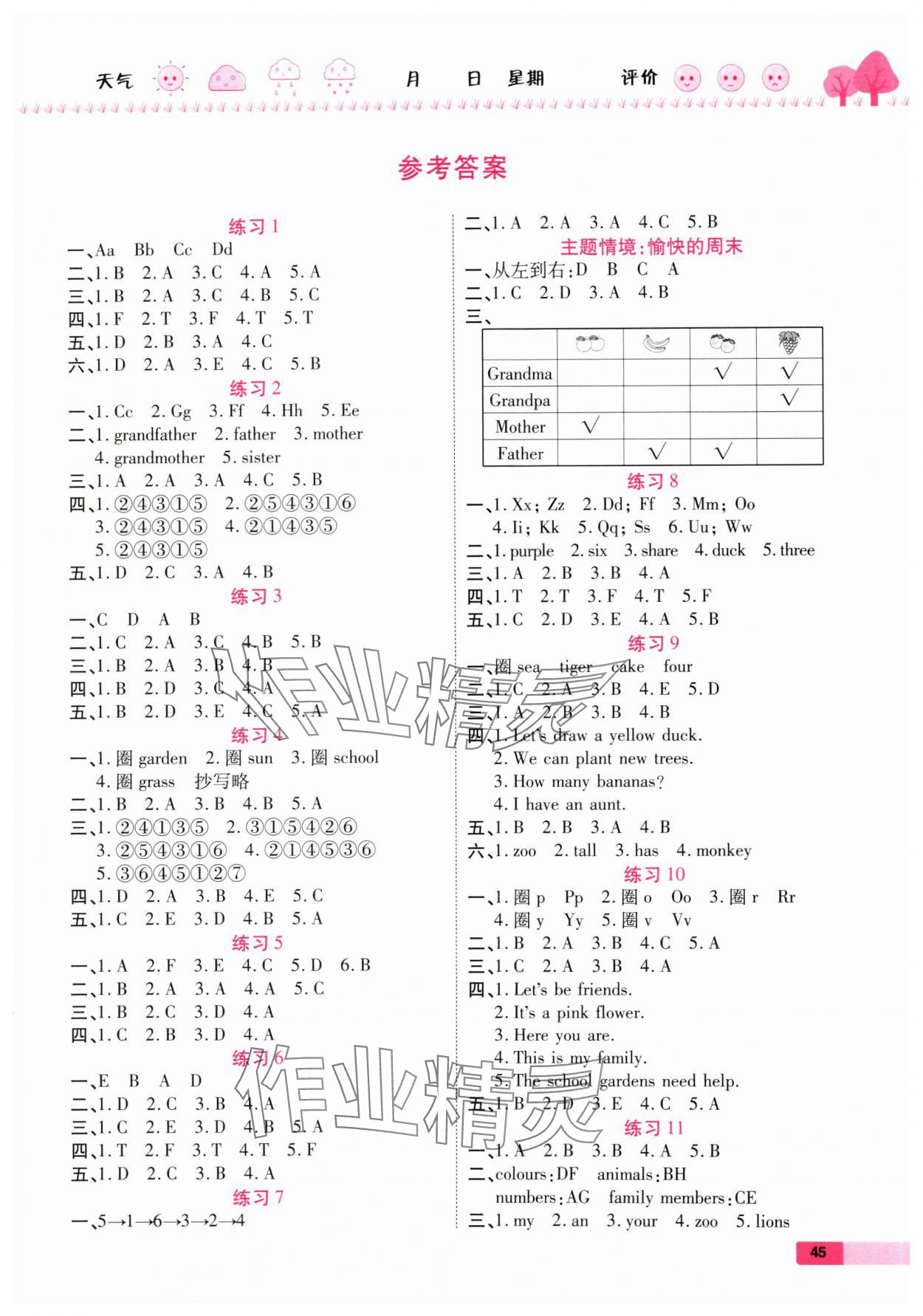 2025年金牌教輔假期快樂(lè)練培優(yōu)寒假作業(yè)三年級(jí)英語(yǔ)人教版 第1頁(yè)