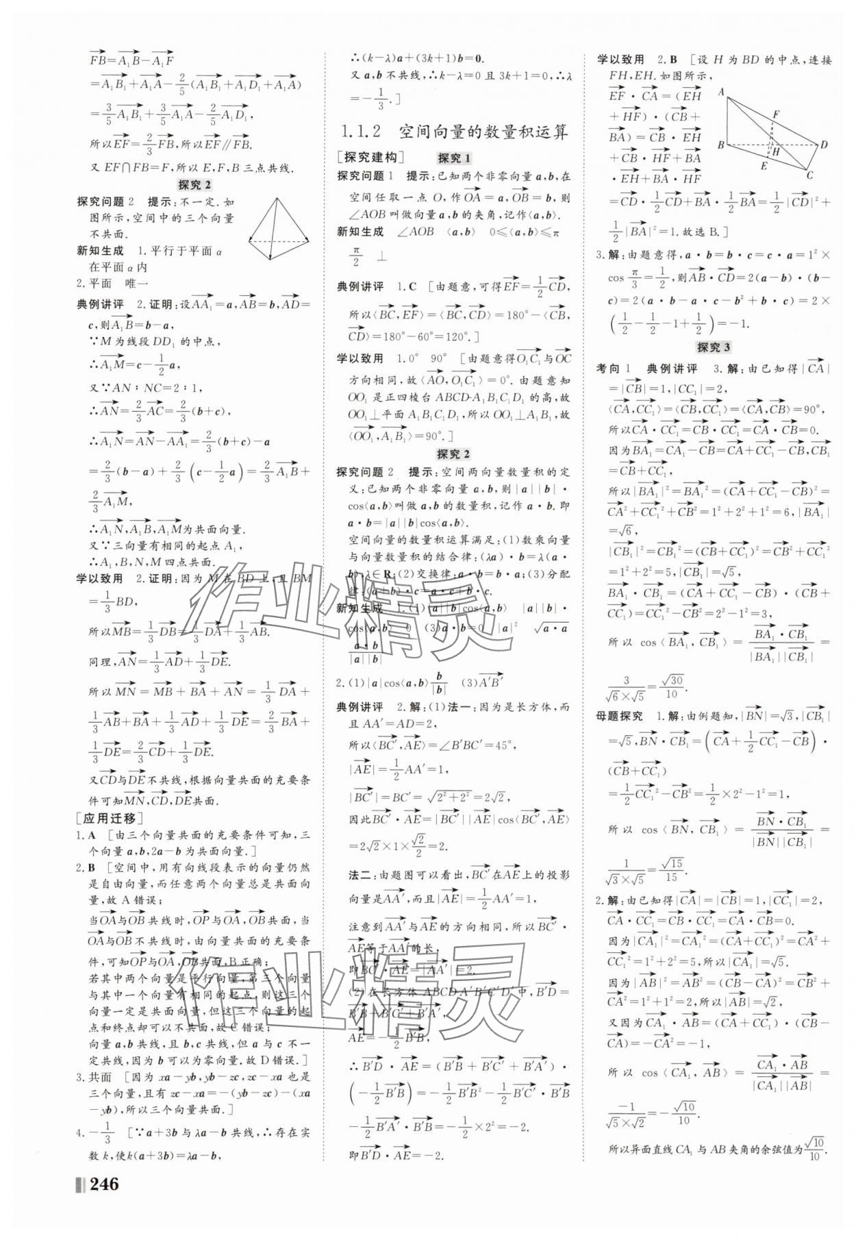 2025年非常学案高中数学选择性必修第一册人教版 第2页