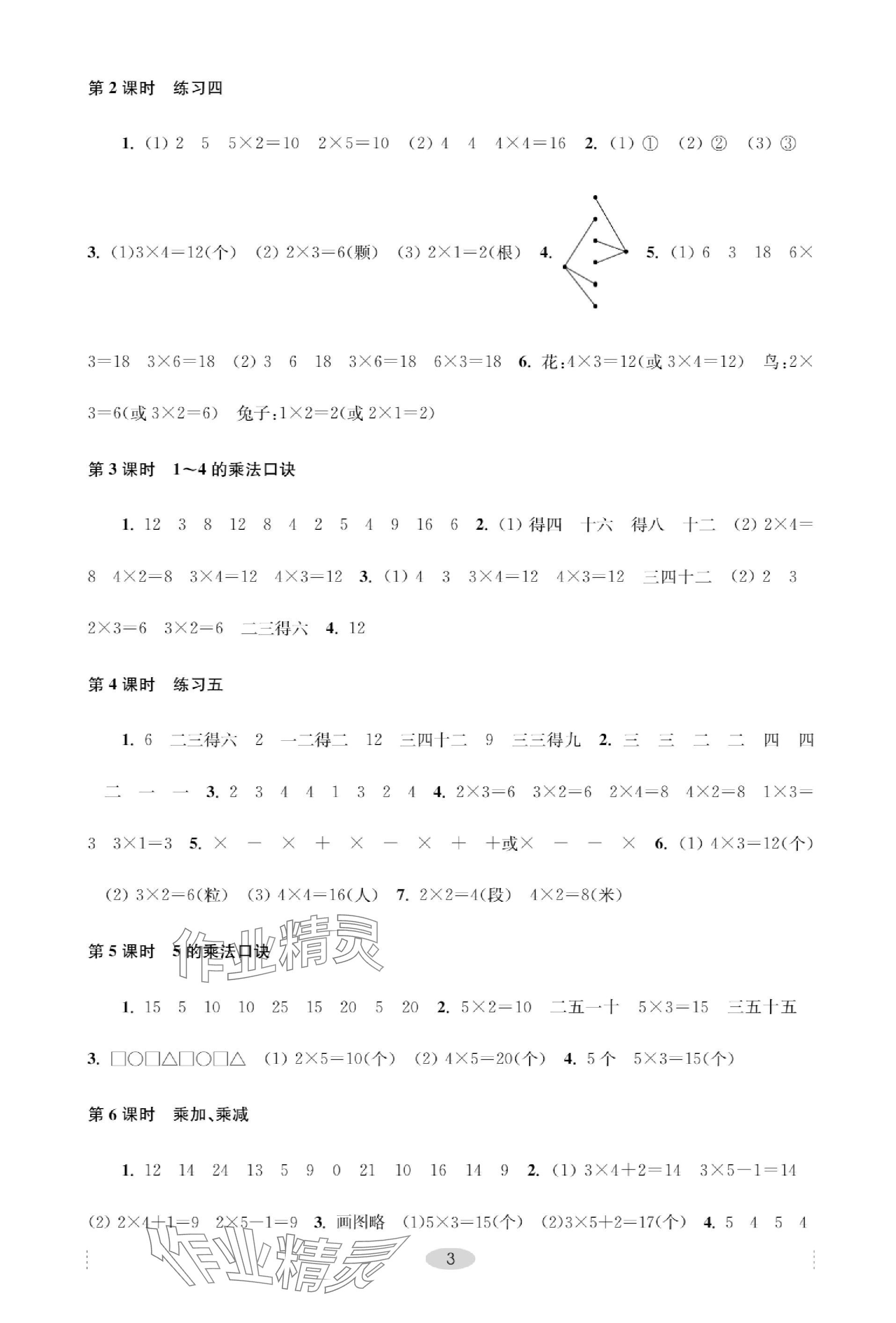 2023年關鍵能力進階二年級數學上冊蘇教版 第3頁