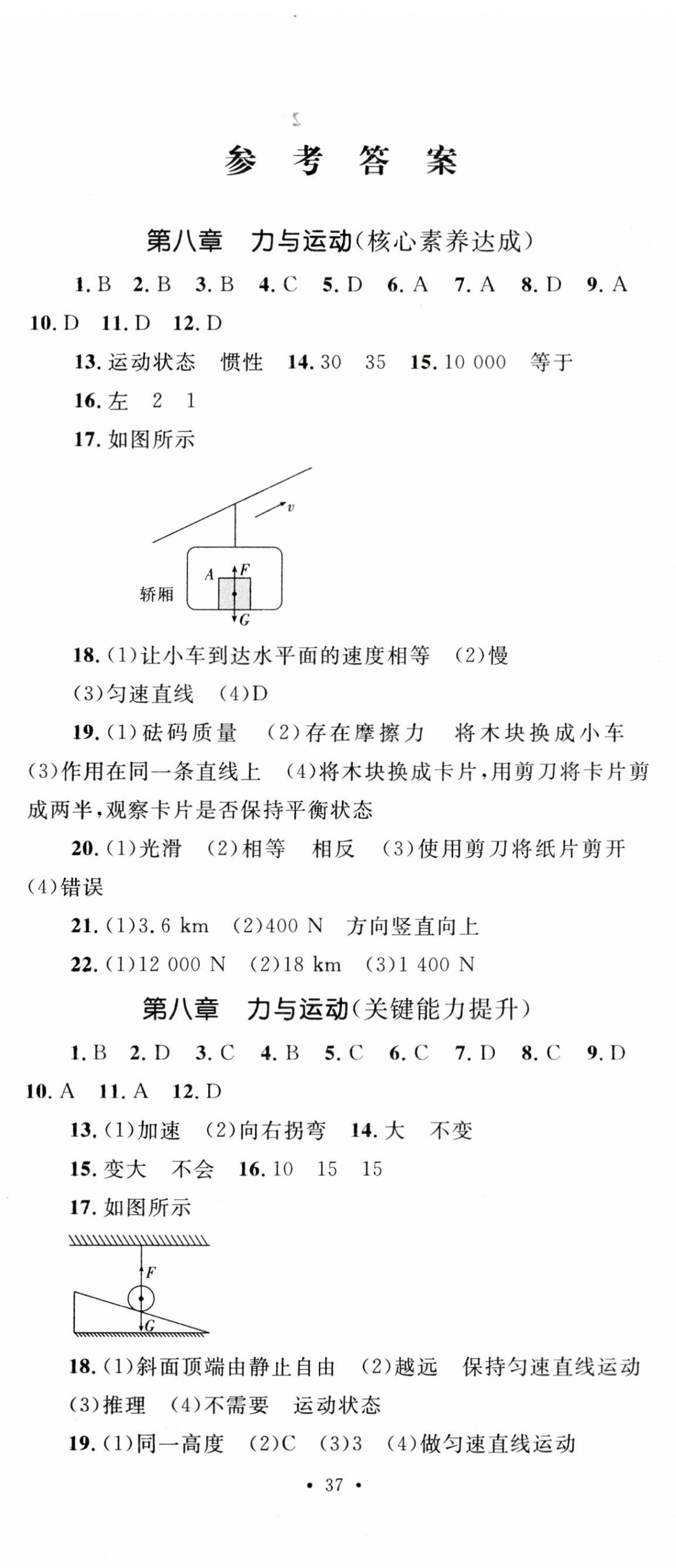 2024年學(xué)科素養(yǎng)與能力提升八年級物理下冊教科版 第2頁