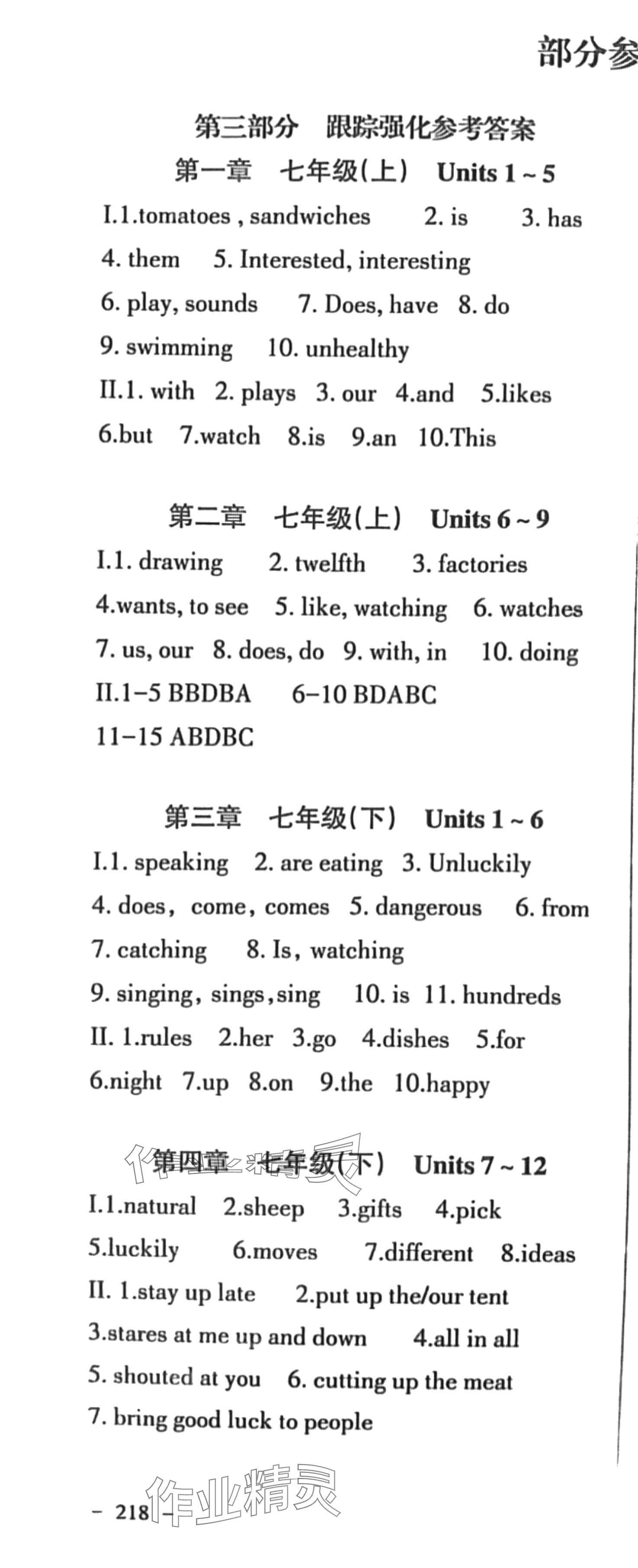 2024年復習指導甘肅教育出版社英語中考張掖專版 第1頁