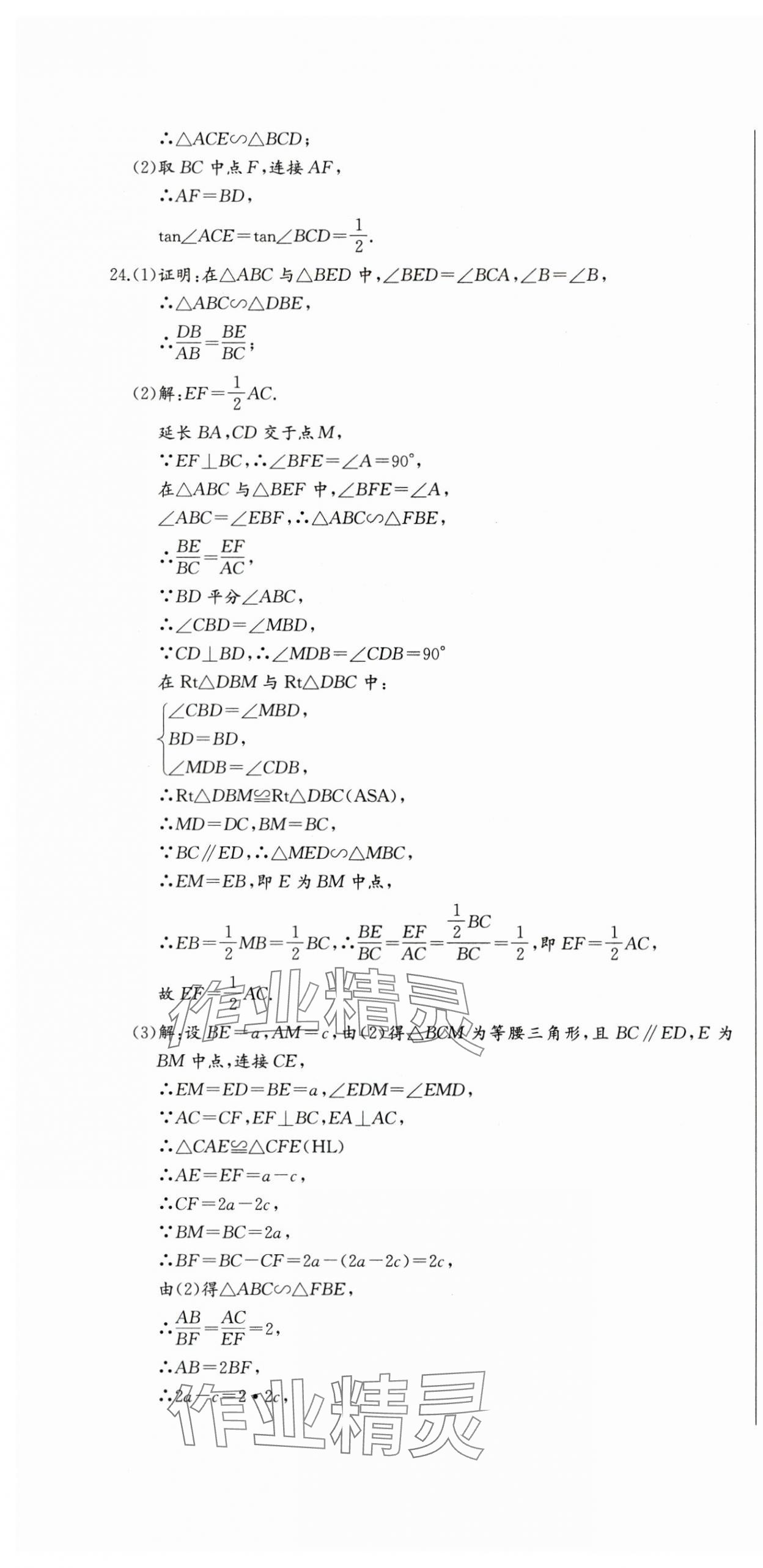 2025年思維新觀察九年級數(shù)學(xué)下冊人教版湖北專版 第4頁