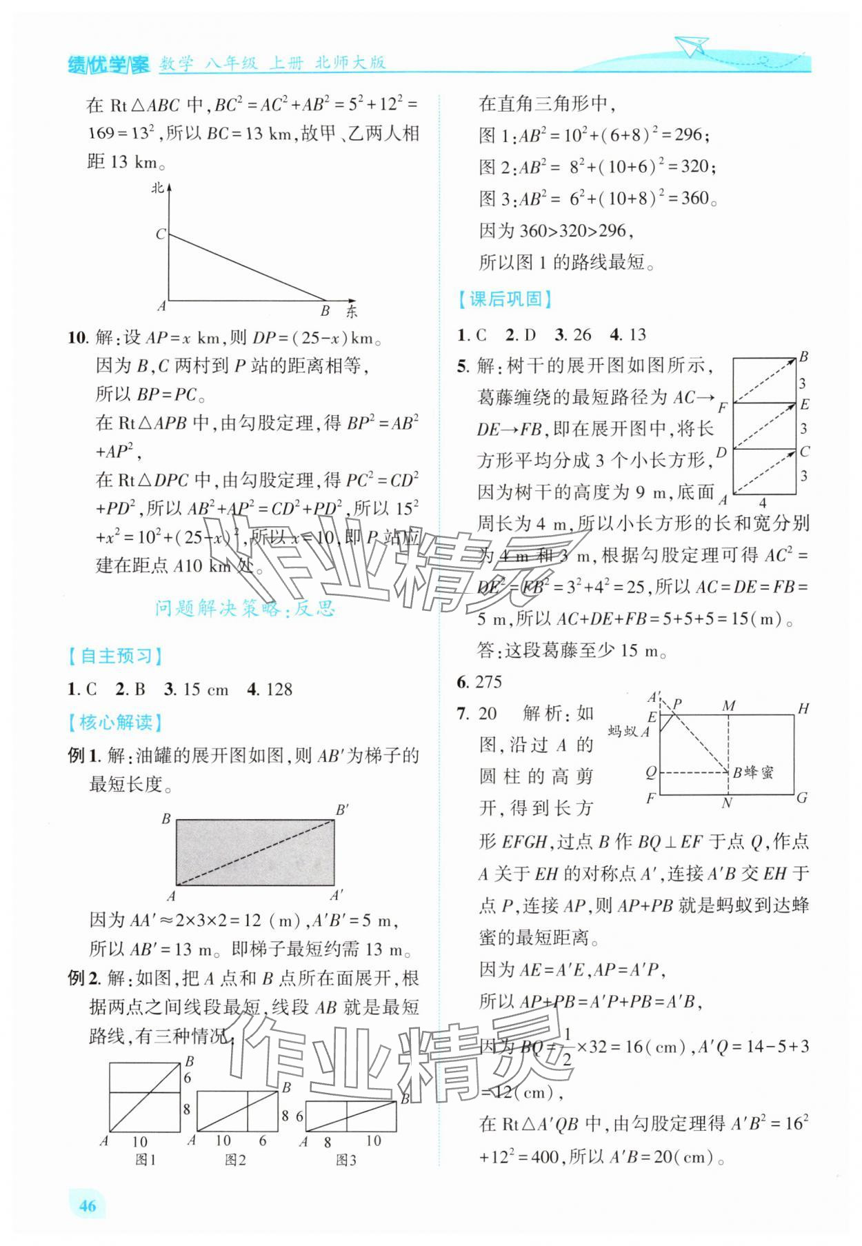 2025年绩优学案八年级数学上册北师大版 第4页