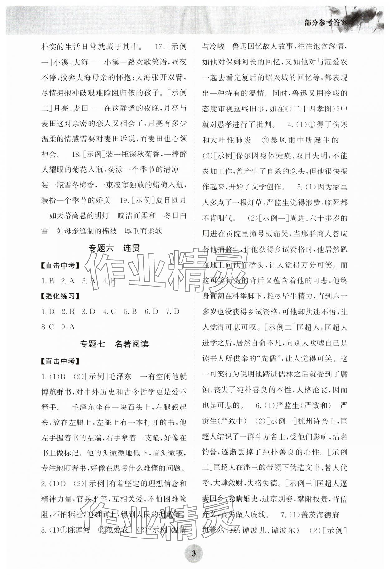 2025年重慶市中考試題分析與復(fù)習(xí)指導(dǎo)語(yǔ)文 第3頁(yè)