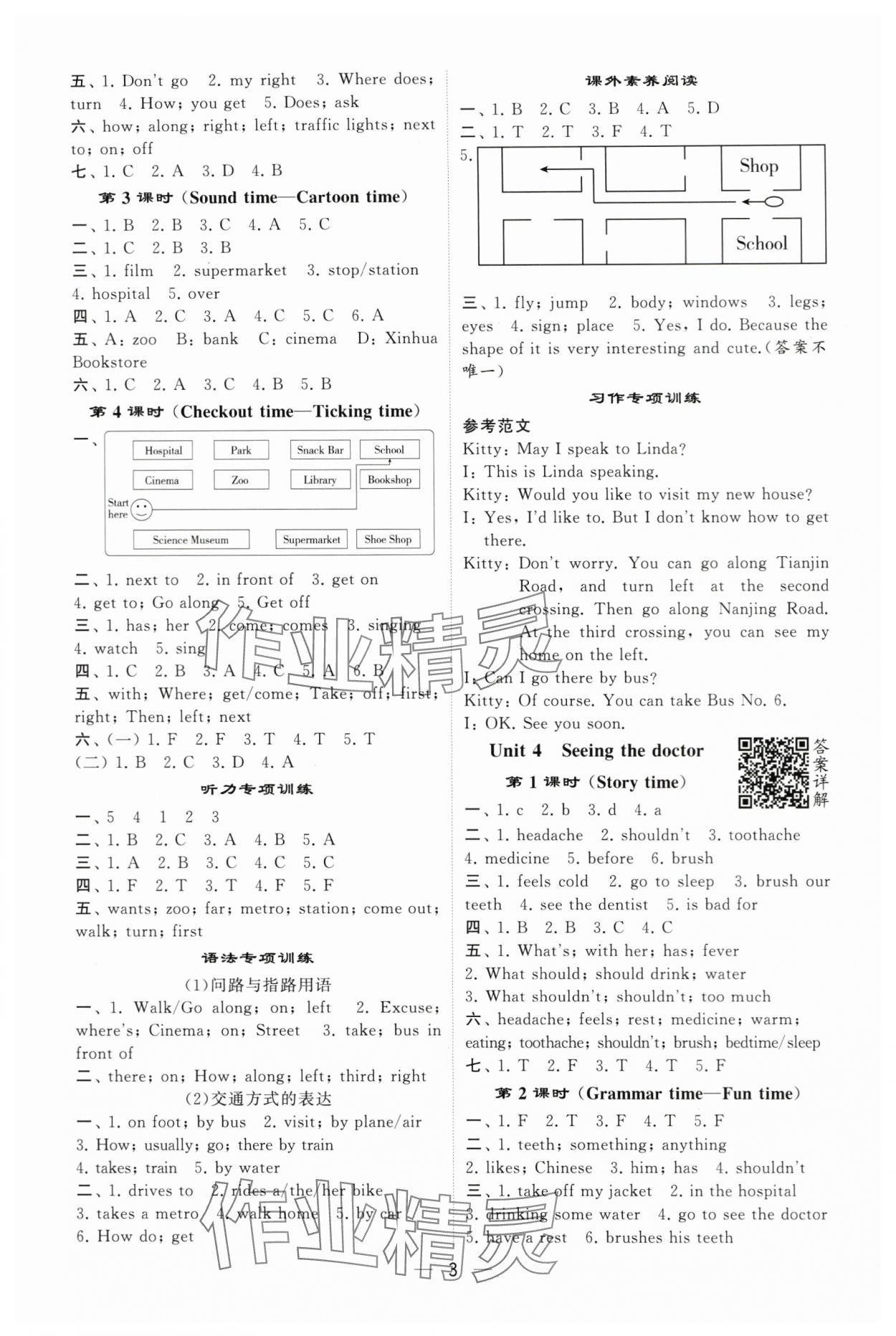 2024年經(jīng)綸學(xué)典提高班五年級英語下冊譯林版 第3頁