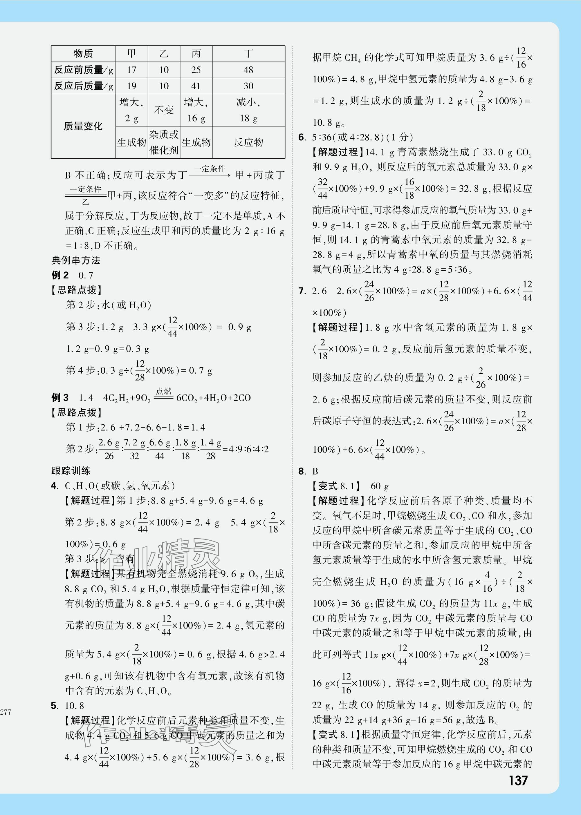 2025年萬唯中考試題研究化學(xué)河南專版 參考答案第5頁