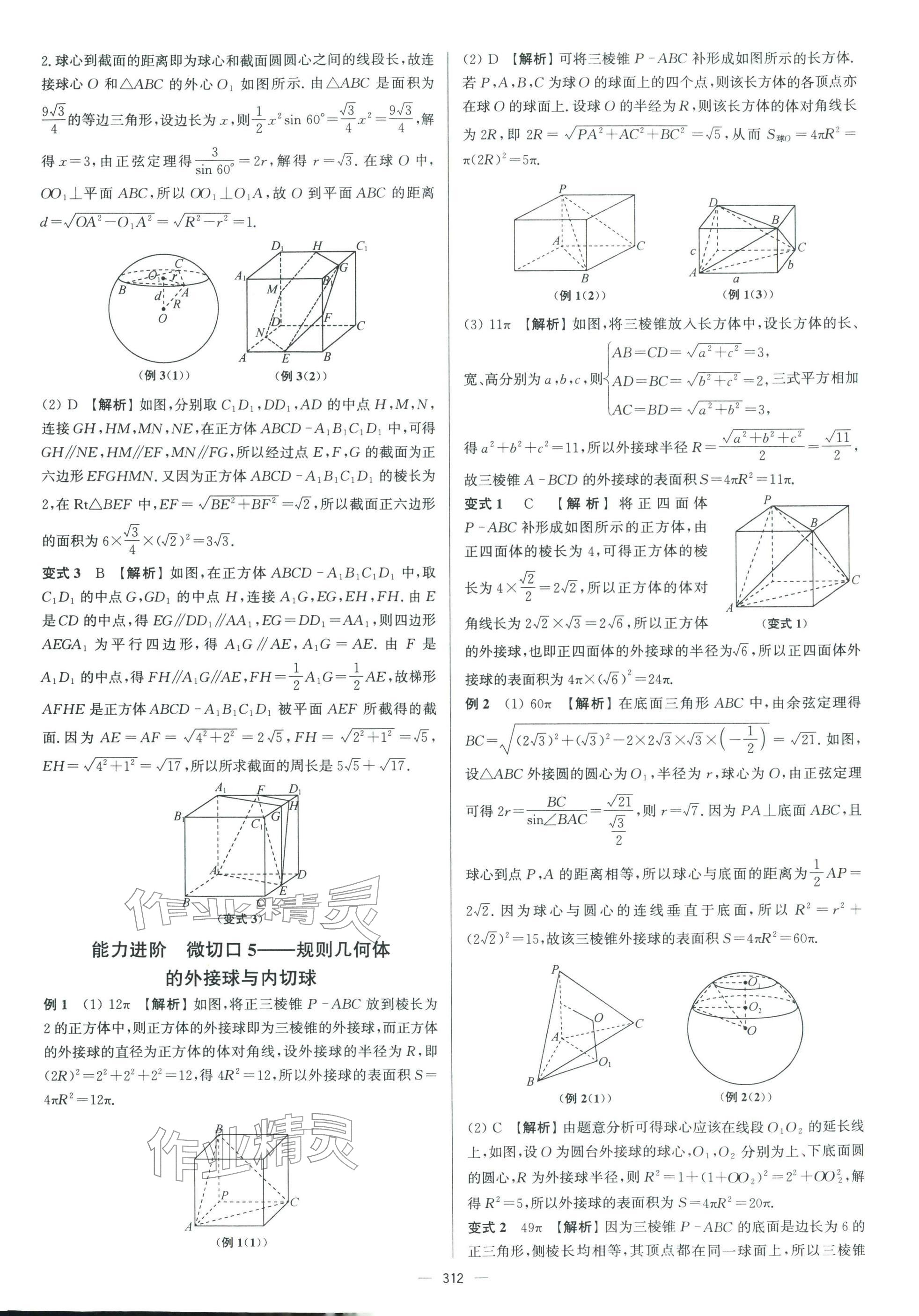 2026年南方凤凰台二轮提优导学案数学小基础版 参考答案第25页