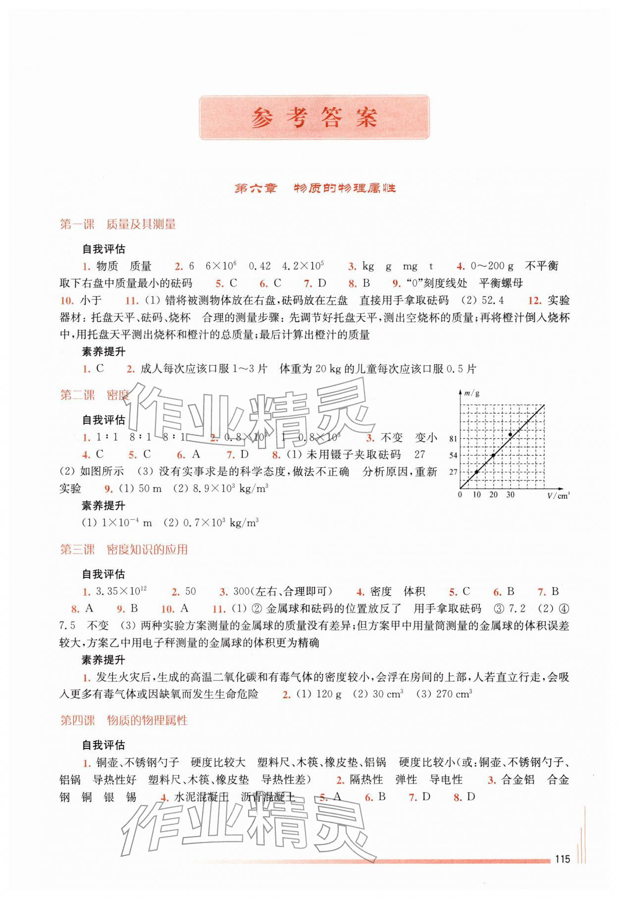 2026年课课练江苏八年级物理下册苏科版&nbsp;第1页