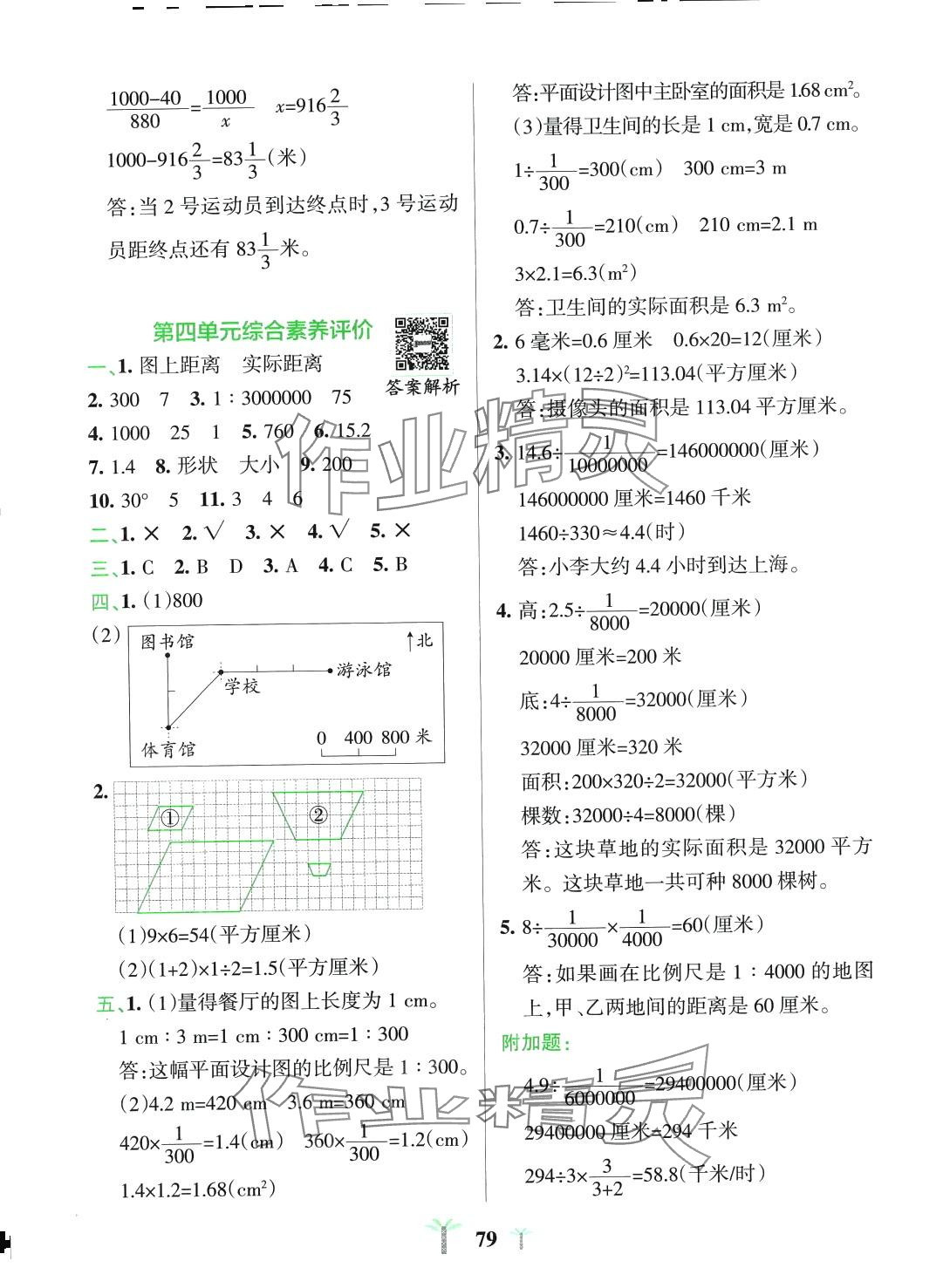 2024年小学学霸冲A卷六年级数学下册青岛版山东专版 第3页