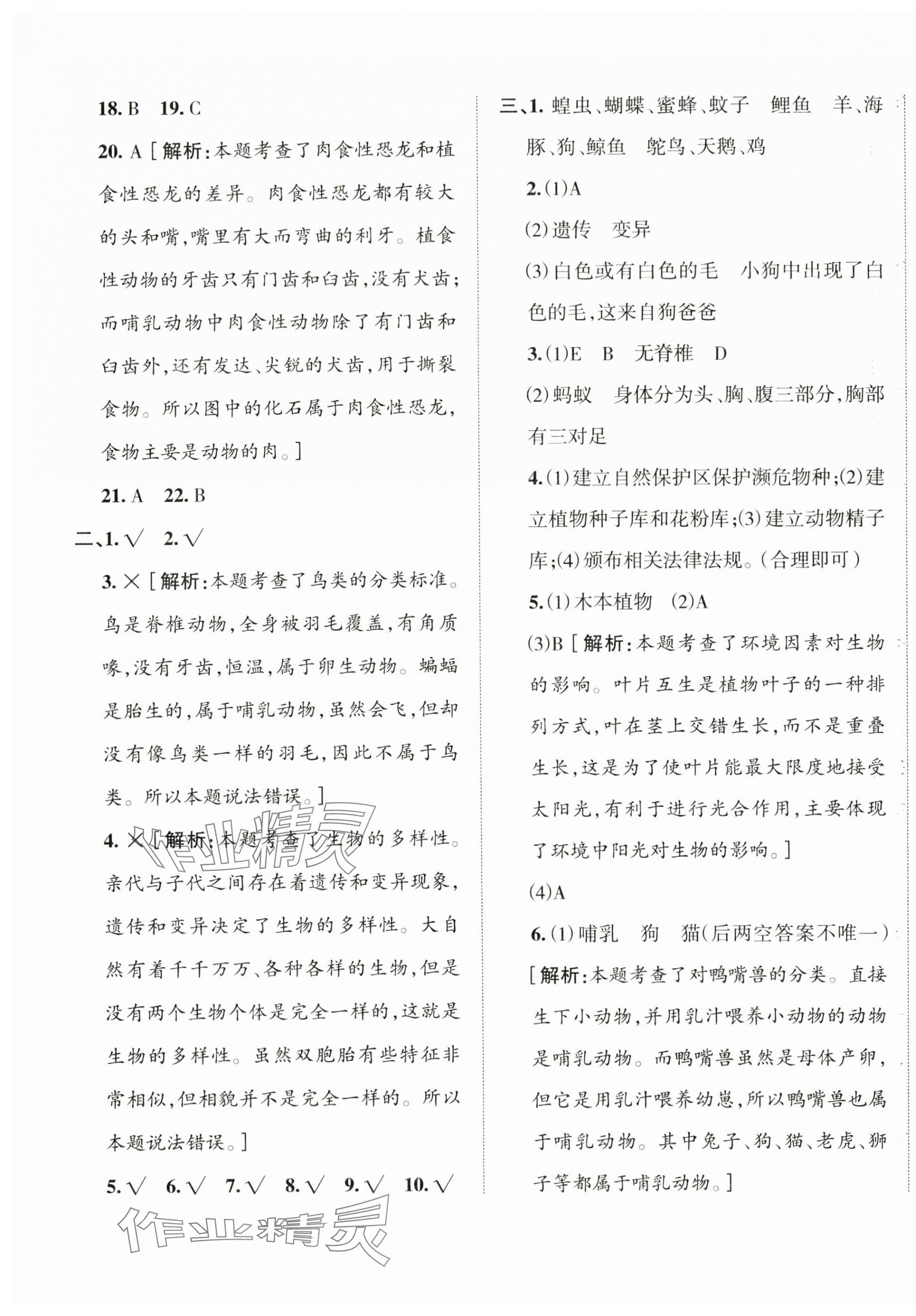 2025年名師面對面期末大通關六年級科學下冊教科版 第4頁