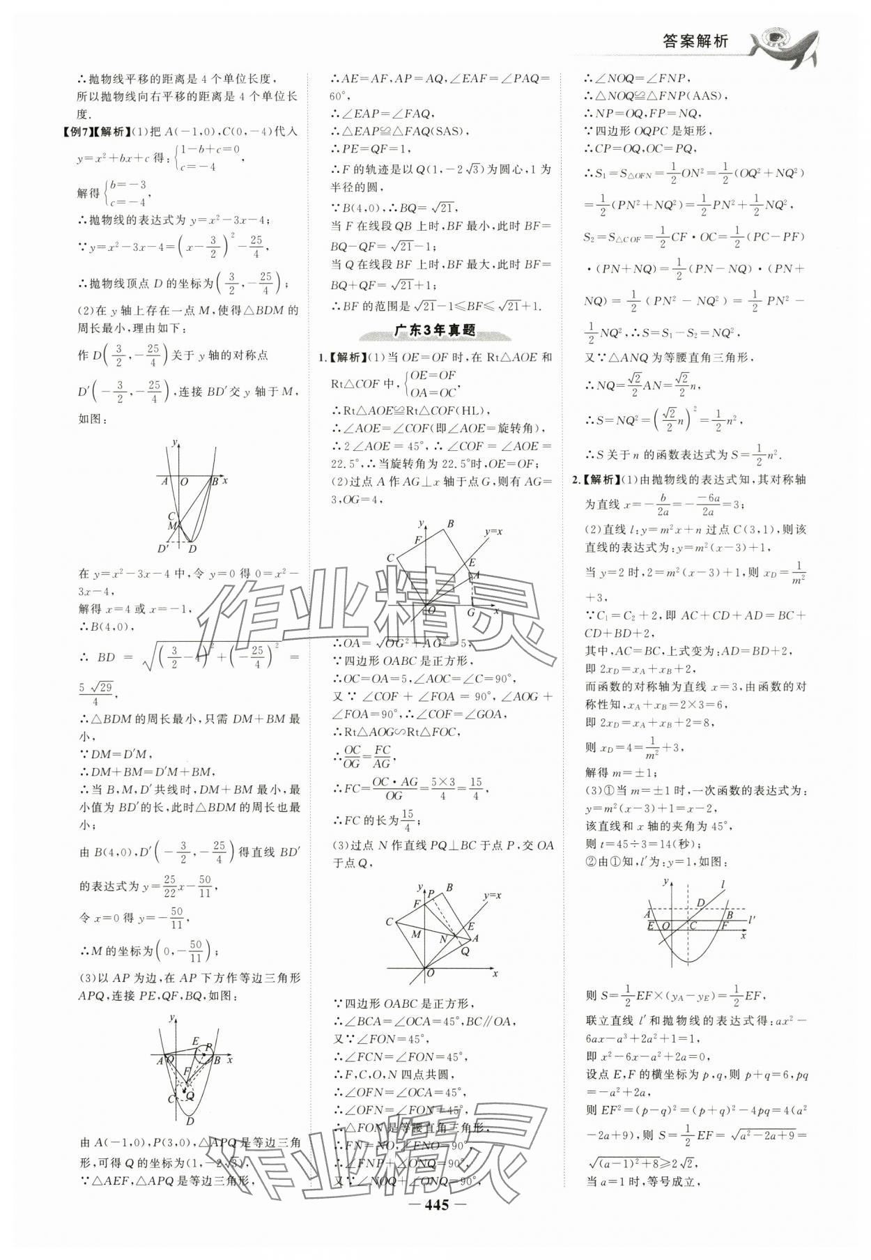 2025年世紀(jì)金榜金榜中考數(shù)學(xué)深圳專(zhuān)版 參考答案第8頁(yè)