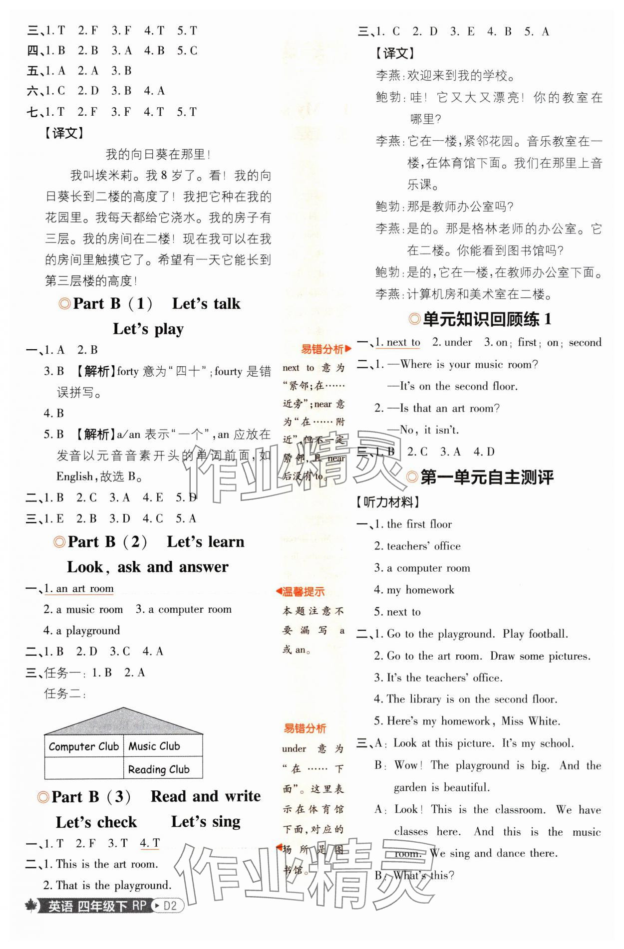 2025年小學(xué)必刷題四年級(jí)英語(yǔ)下冊(cè)人教版 第2頁(yè)