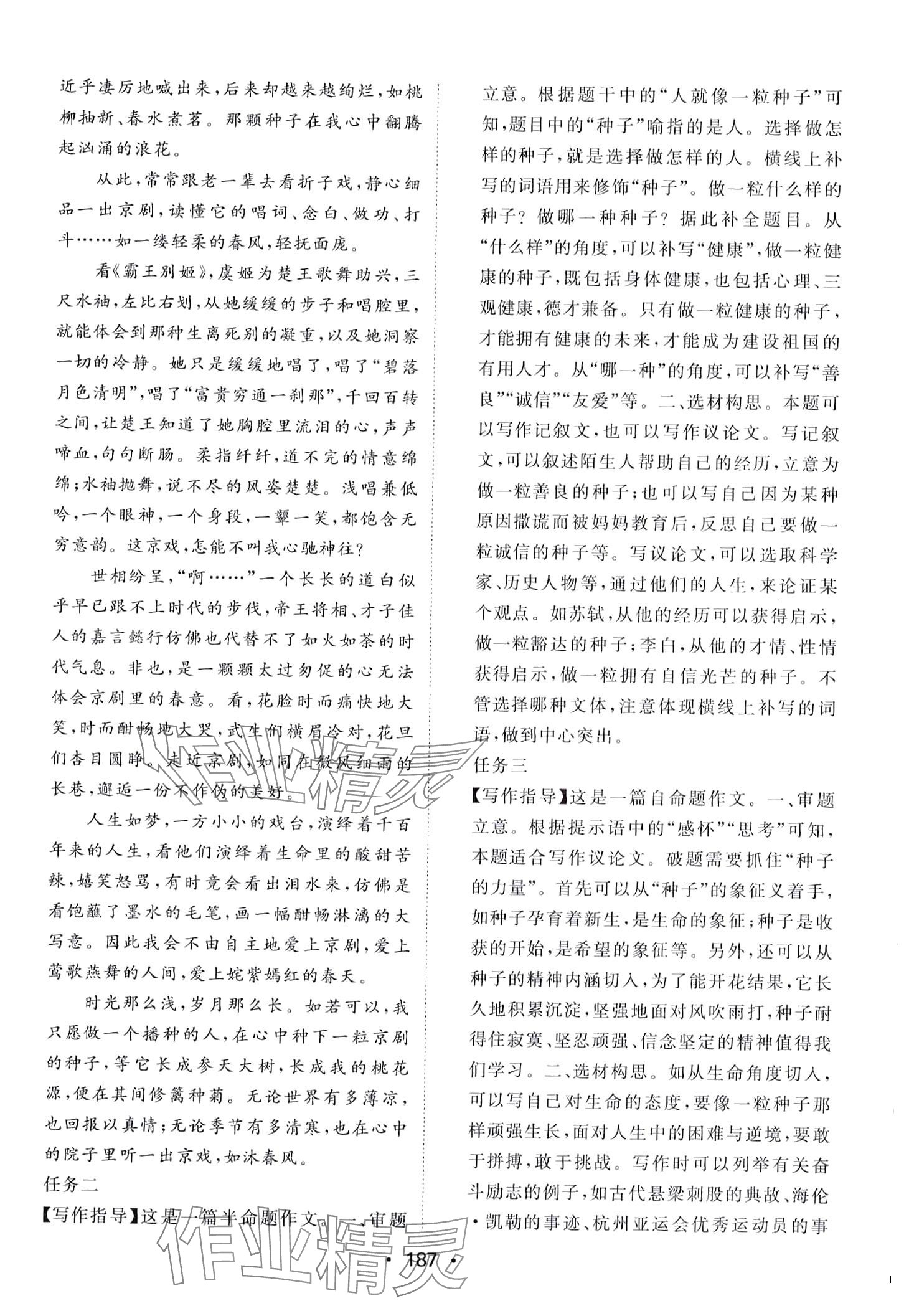 2024年湖北中考搶分卷語文 第11頁