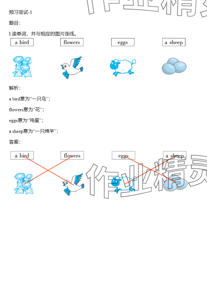 2024年同步實踐評價課程基礎(chǔ)訓(xùn)練四年級英語上冊湘少版 參考答案第41頁