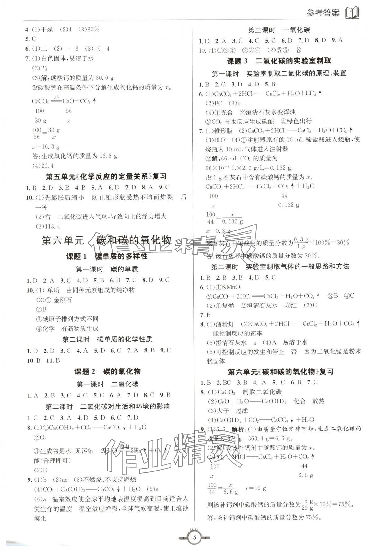 2024年廣東名師講練通九年級化學全一冊人教版深圳專版 第5頁