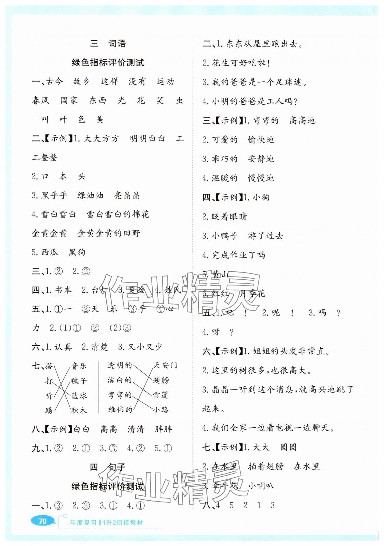 2025年赢在暑假衔接教材一年级语文人教版 第2页