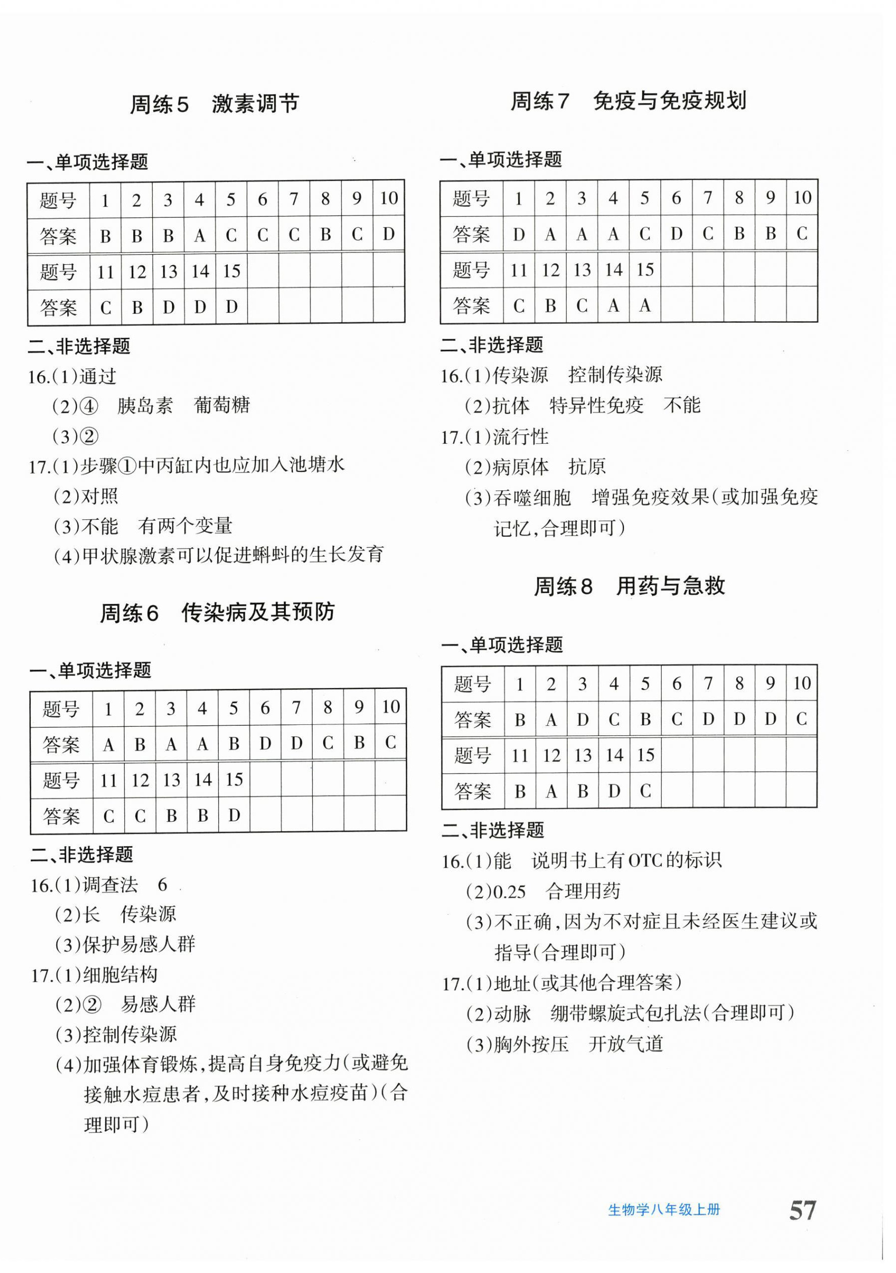 2025年优学1+1评价与测试八年级生物上册人教版 第2页