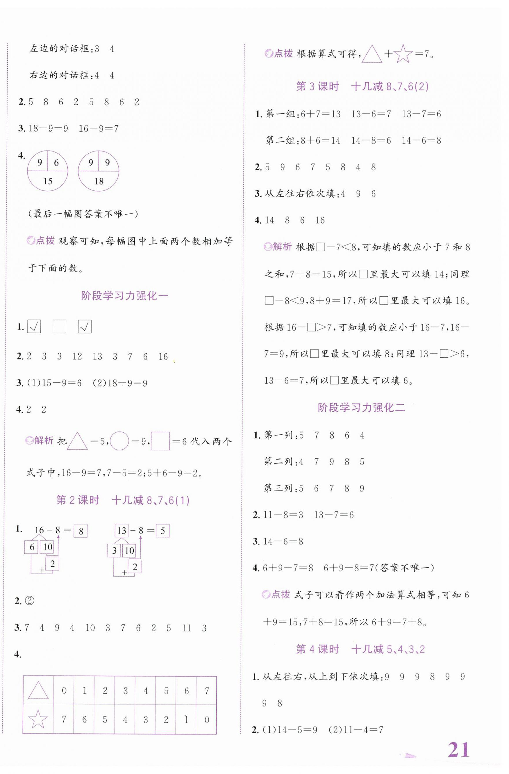 2024年奔跑吧少年一年級(jí)數(shù)學(xué)下冊(cè)人教版 第2頁(yè)