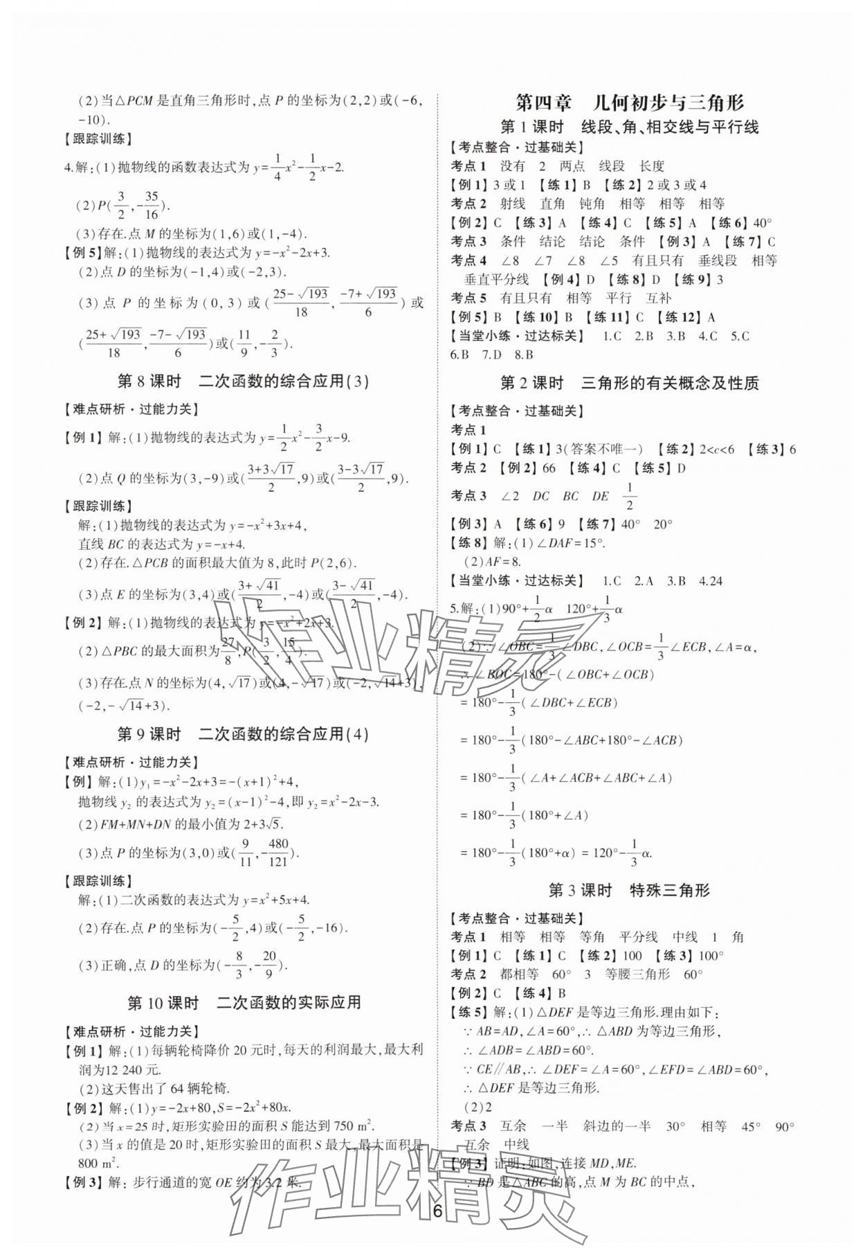 2025年中考狀元數(shù)學(xué)中考山東專版 參考答案第5頁(yè)