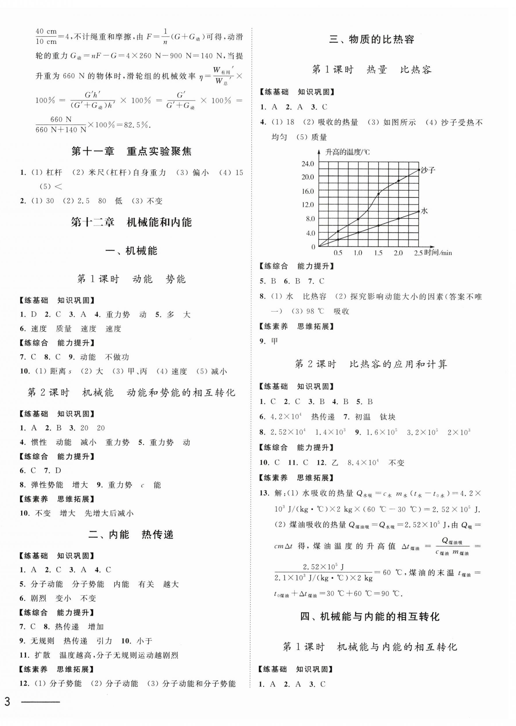 2025年奪冠課課練九年級物理上冊蘇科版 第6頁
