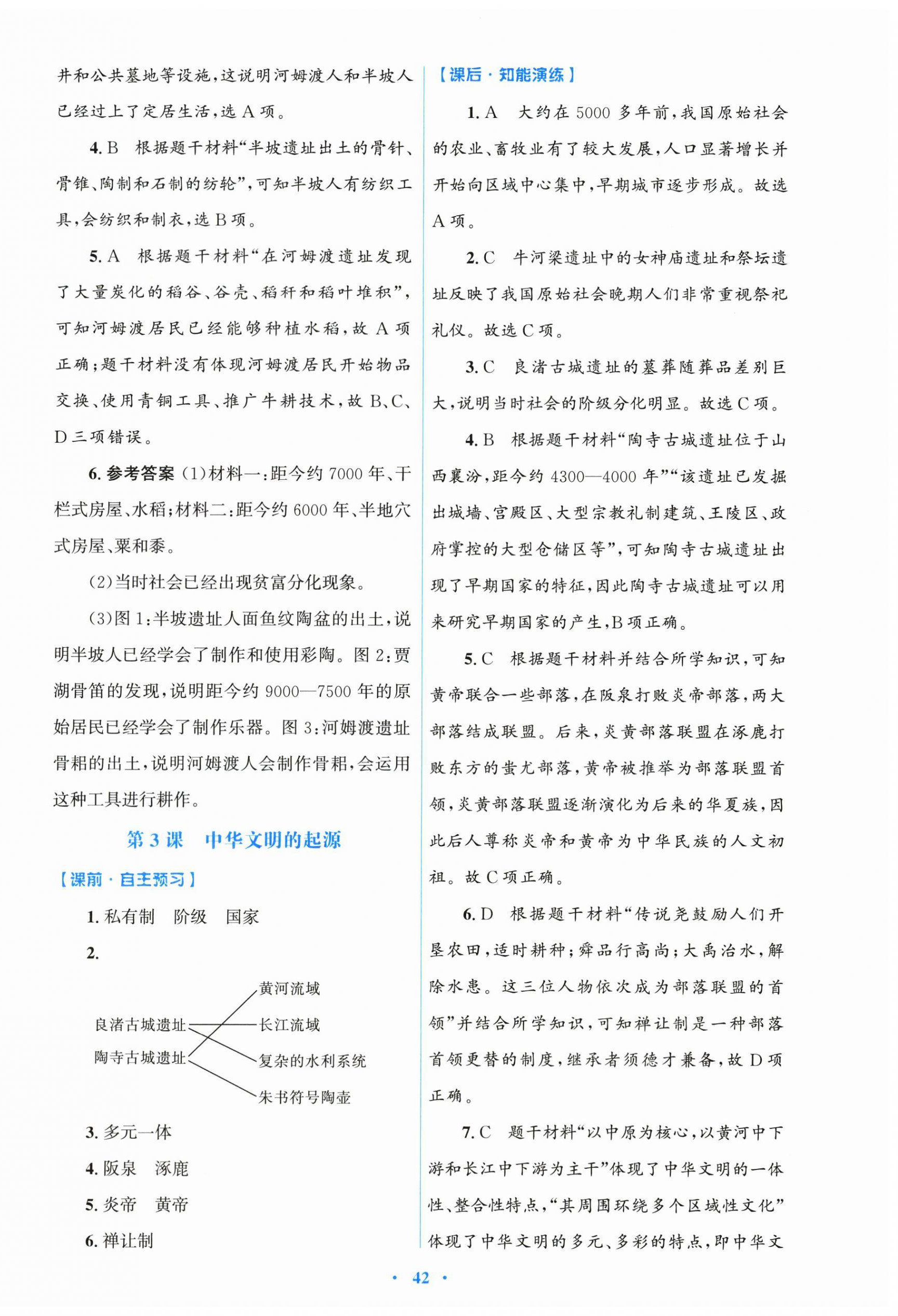 2026年同步测控优化设计七年级历史上册人教精编版&nbsp;第2页