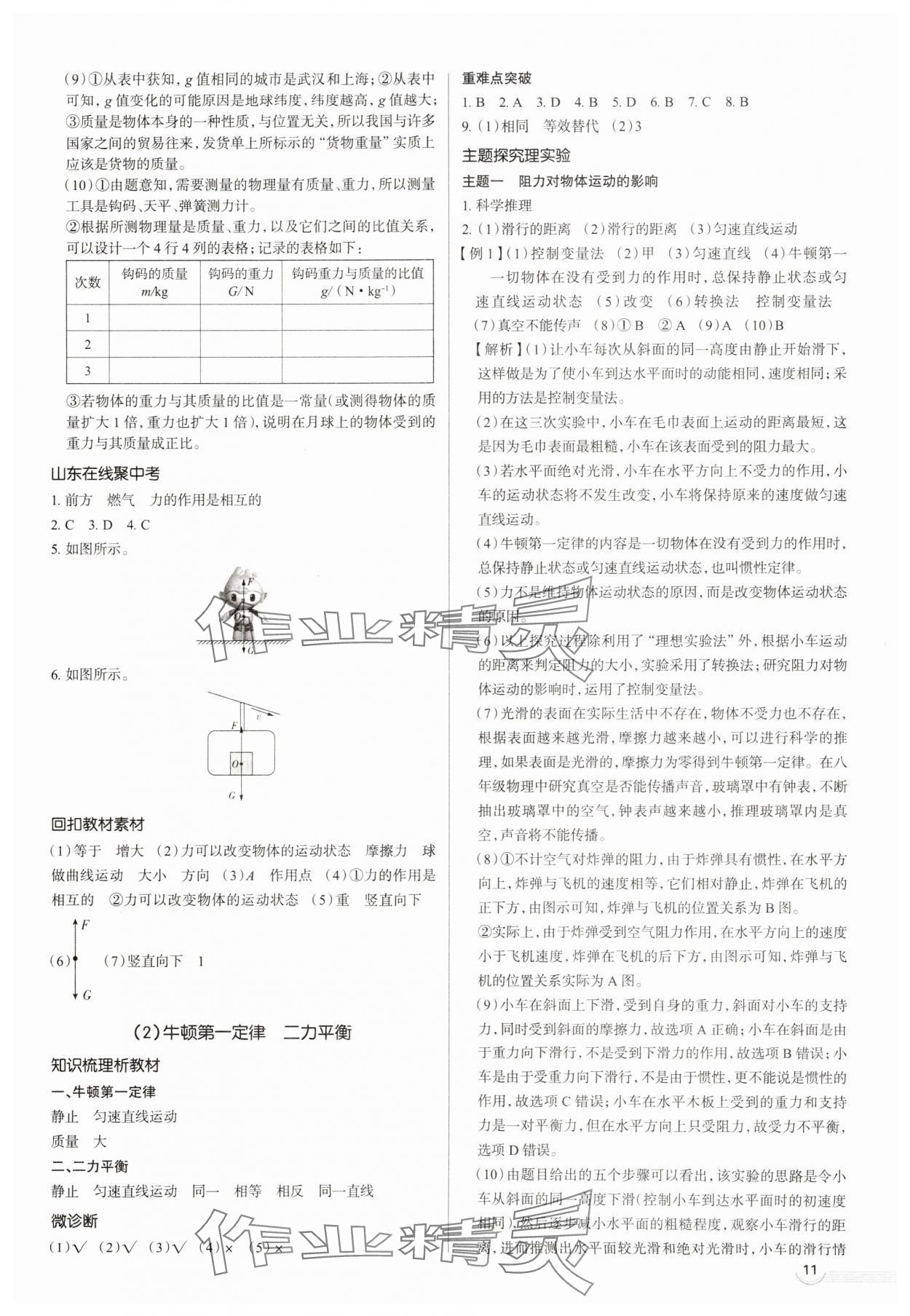 2025年中考檔案物理A版青島專版 第11頁