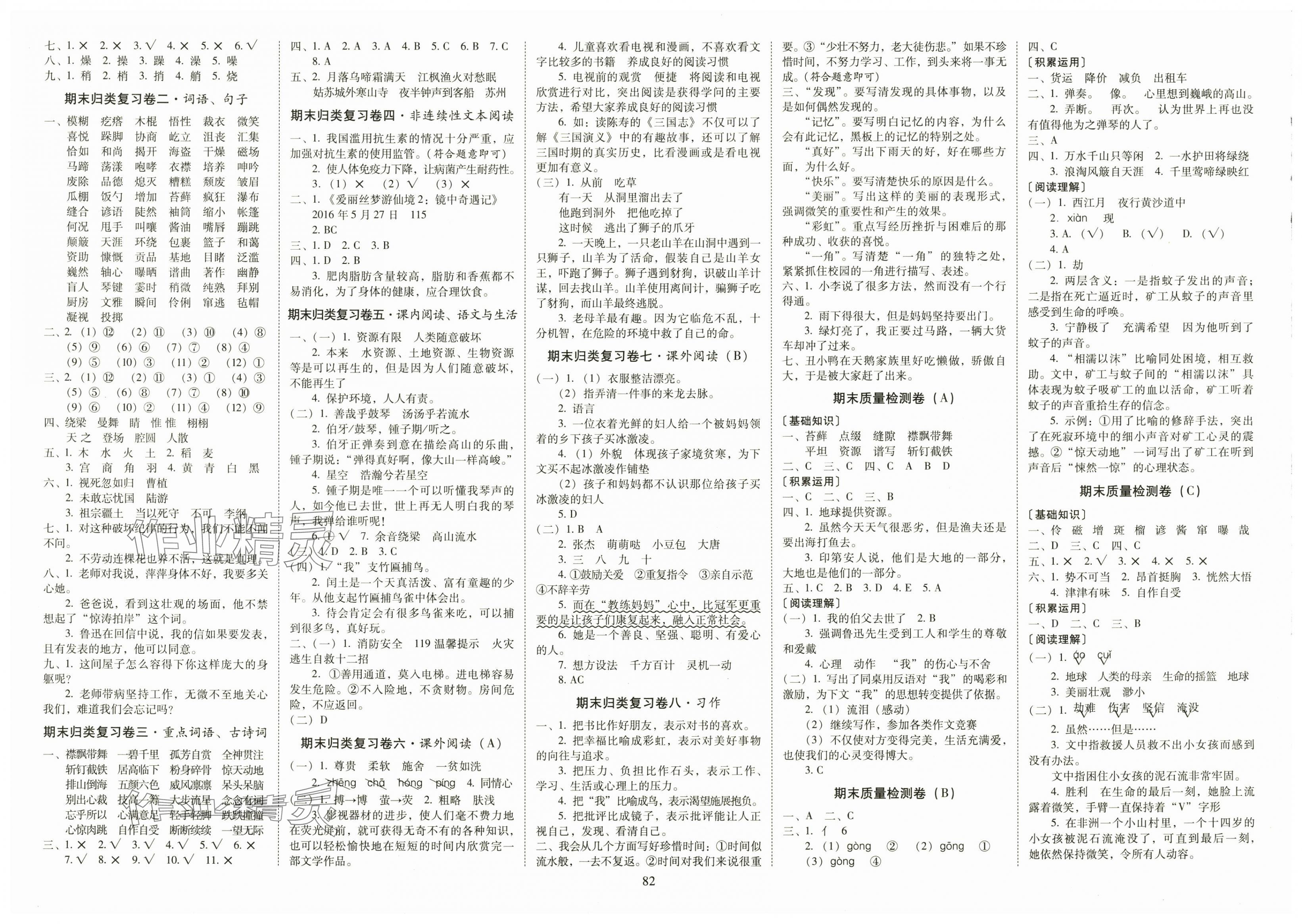 2025年云南师大附小一线名师核心试卷六年级语文上册人教版 第2页