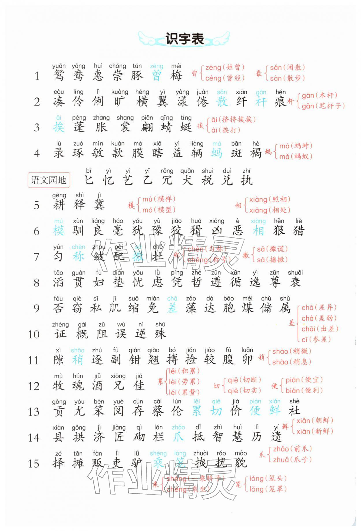 2026年七彩课堂三年级语文下册人教版&nbsp;第2页