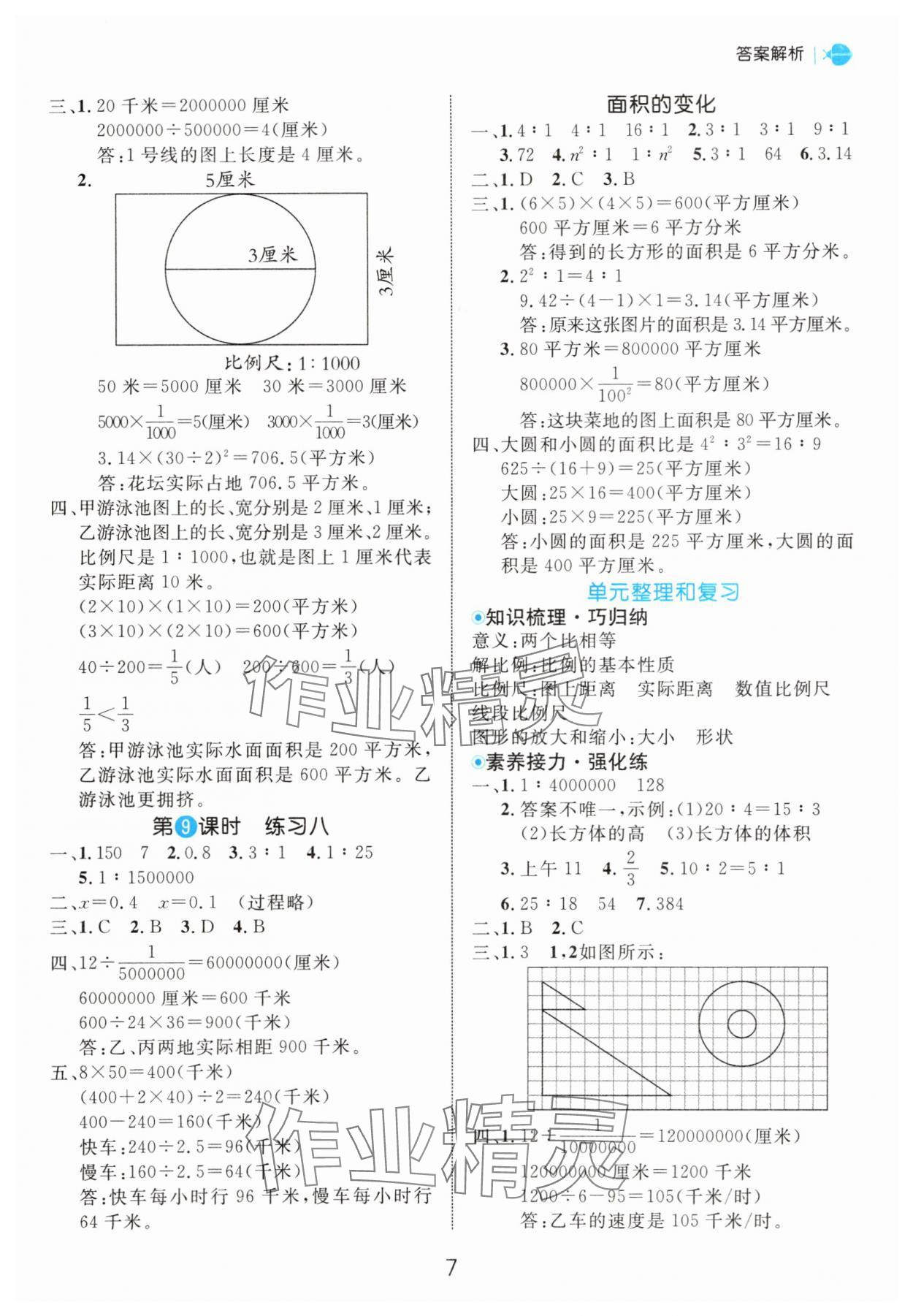 2025年细解巧练六年级数学下册苏教版 第7页