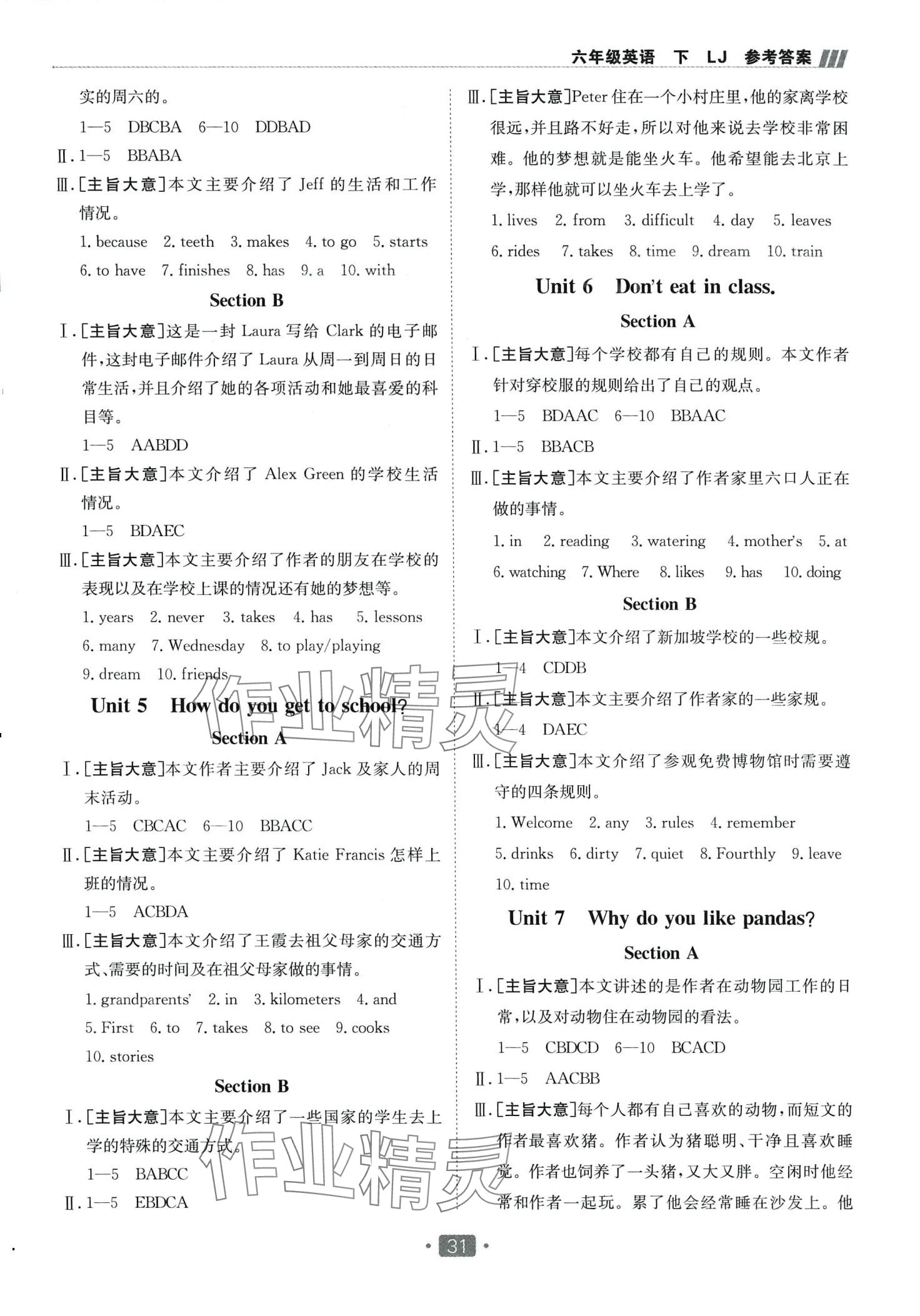 2024年同行學(xué)案六年級英語下冊魯教版 第2頁