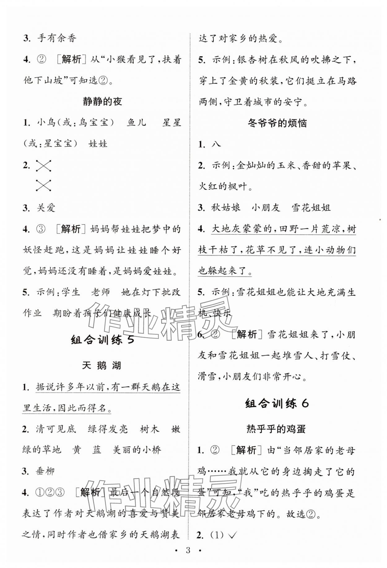 2024年通城學(xué)典小學(xué)語文閱讀與寫作組合訓(xùn)練二年級(jí)下冊通用版 第3頁