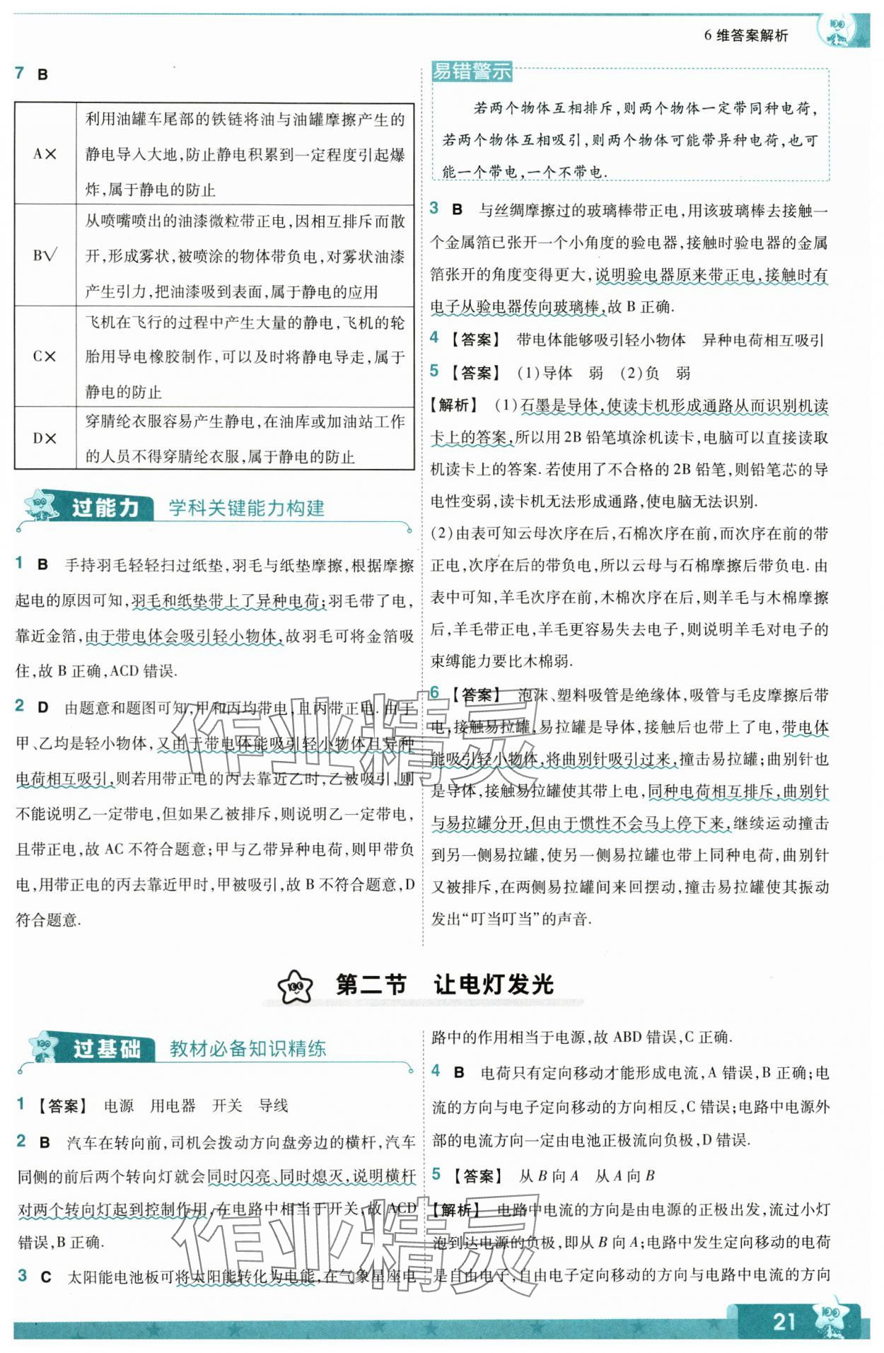 2024年一遍過九年級物理全一冊滬科版 第21頁