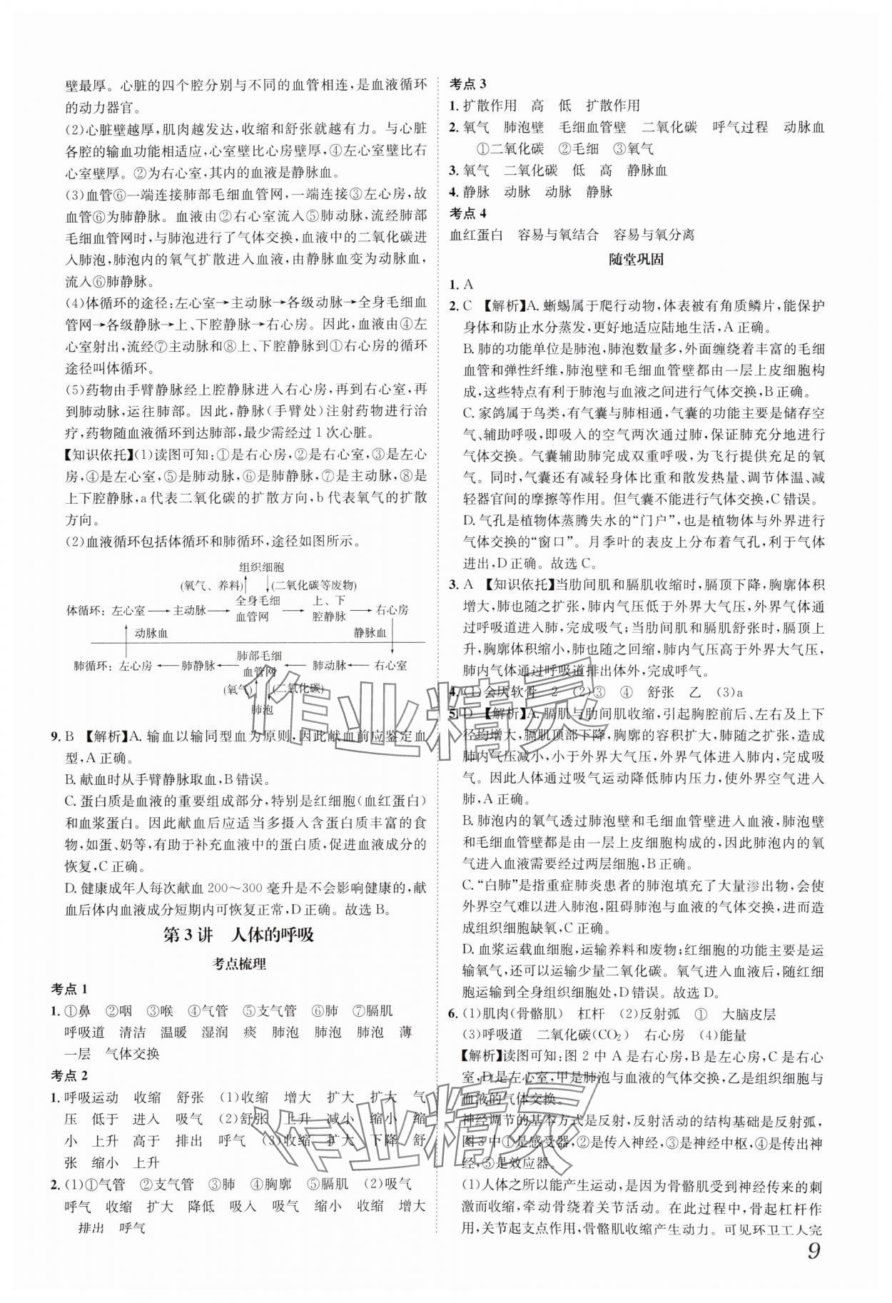 2025年一步名校中考总复习生物中考河北专版&nbsp;第9页