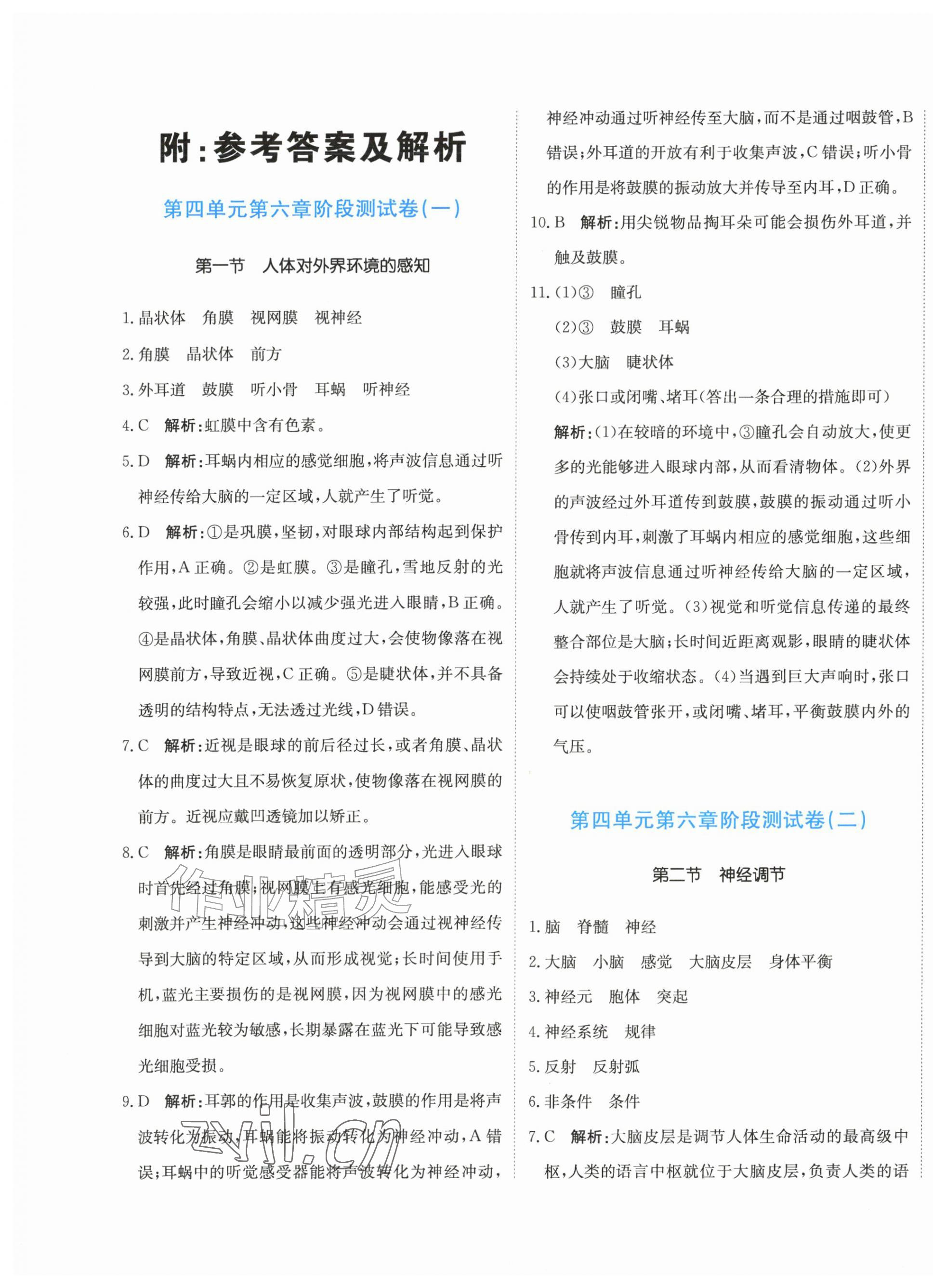 2026年新目标检测同步单元测试卷八年级生物上册人教版&nbsp;第1页