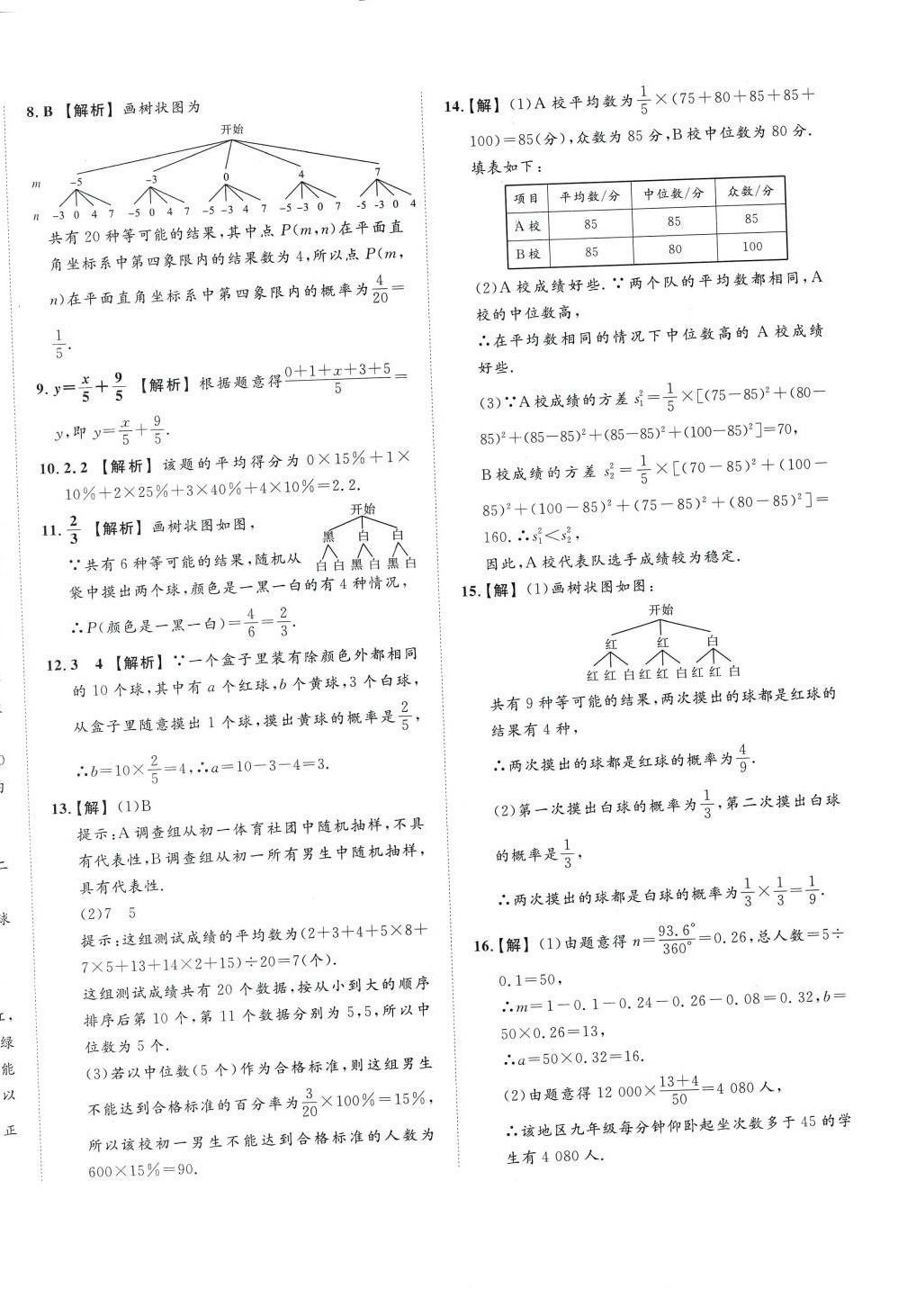 2024年中考復(fù)習(xí)模擬必刷卷數(shù)學(xué)中考人教版 第12頁(yè)